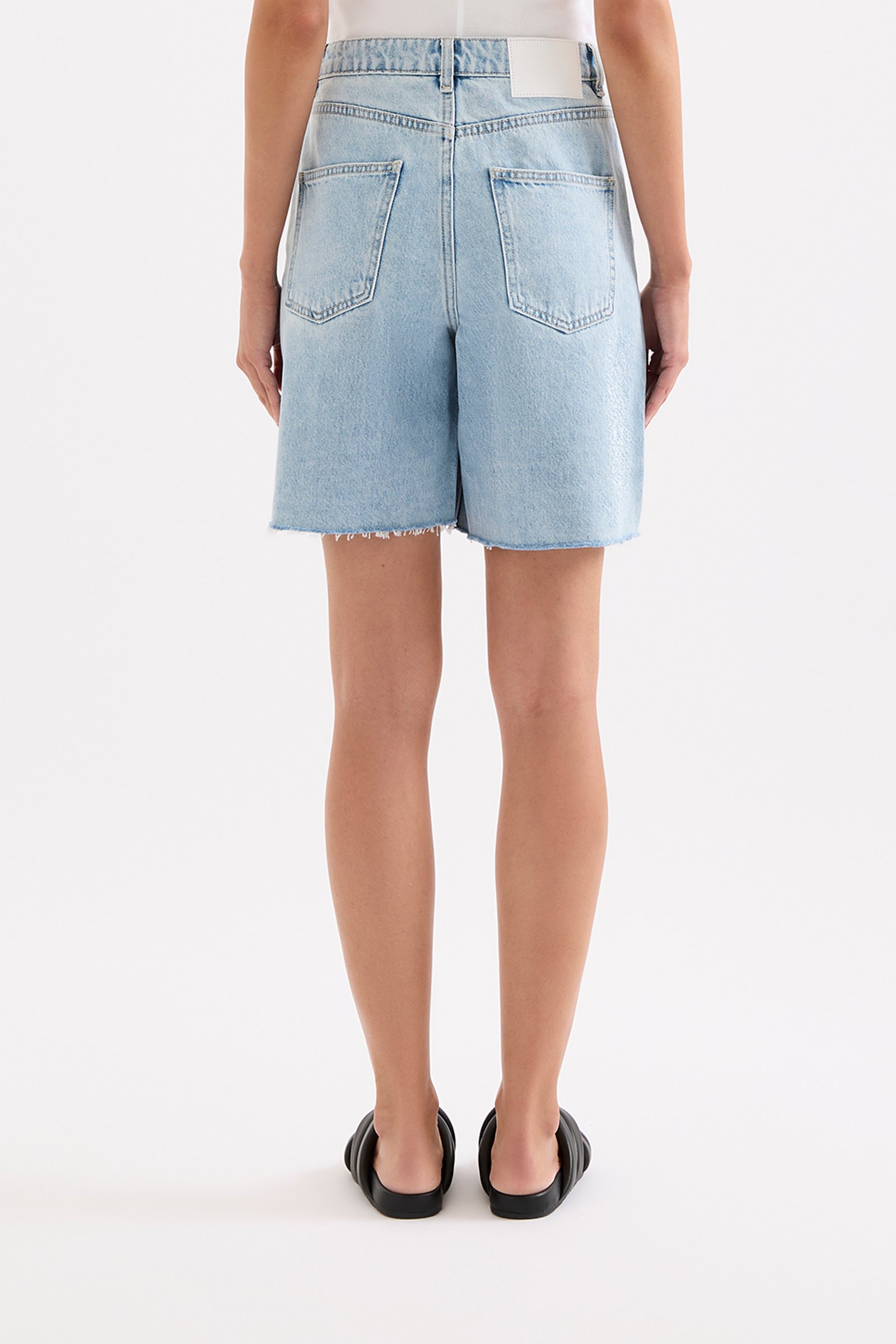 Sheeba Denim Short Sky Blue 