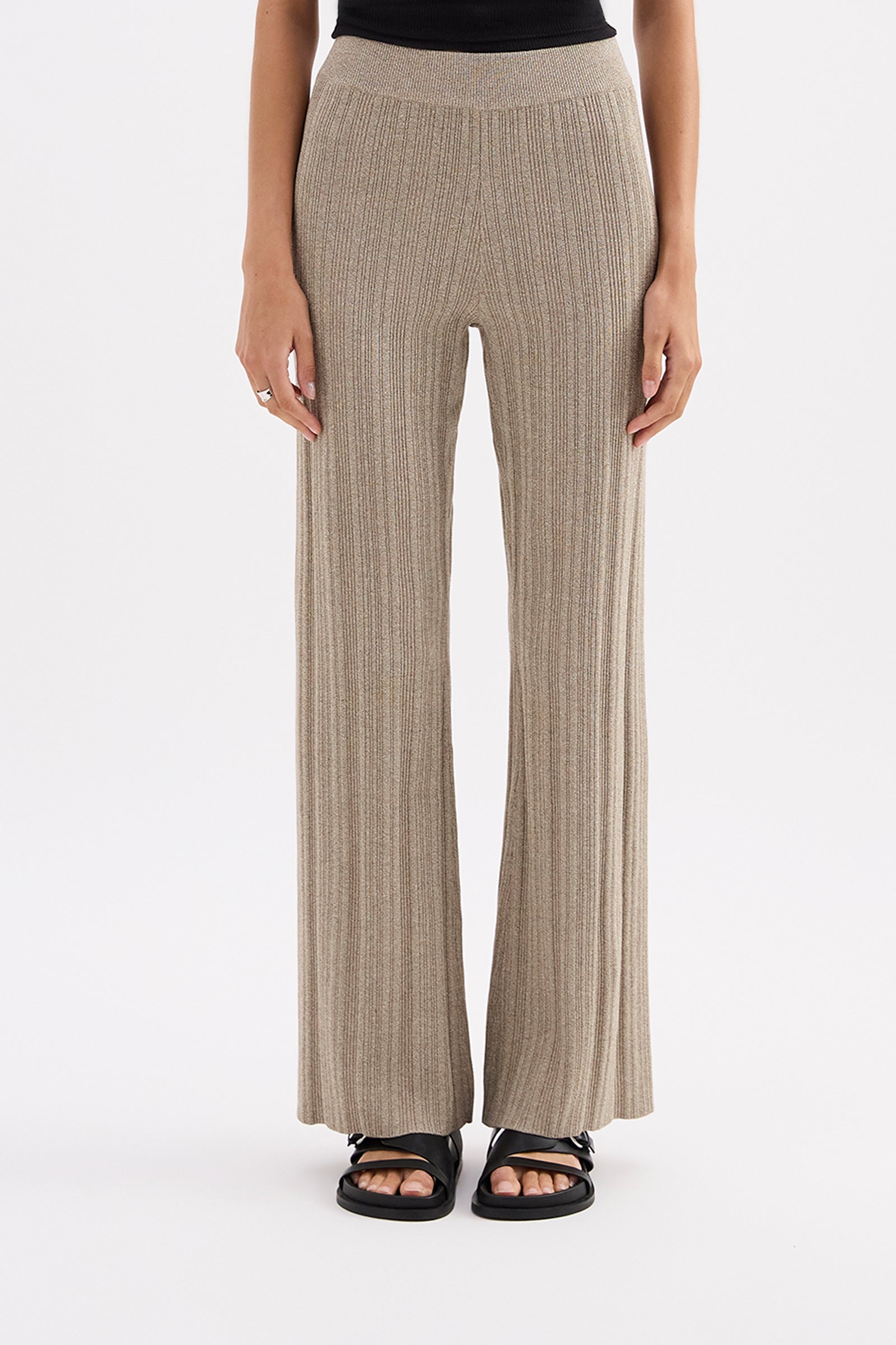 Collins Knit Pant Oat Marle 