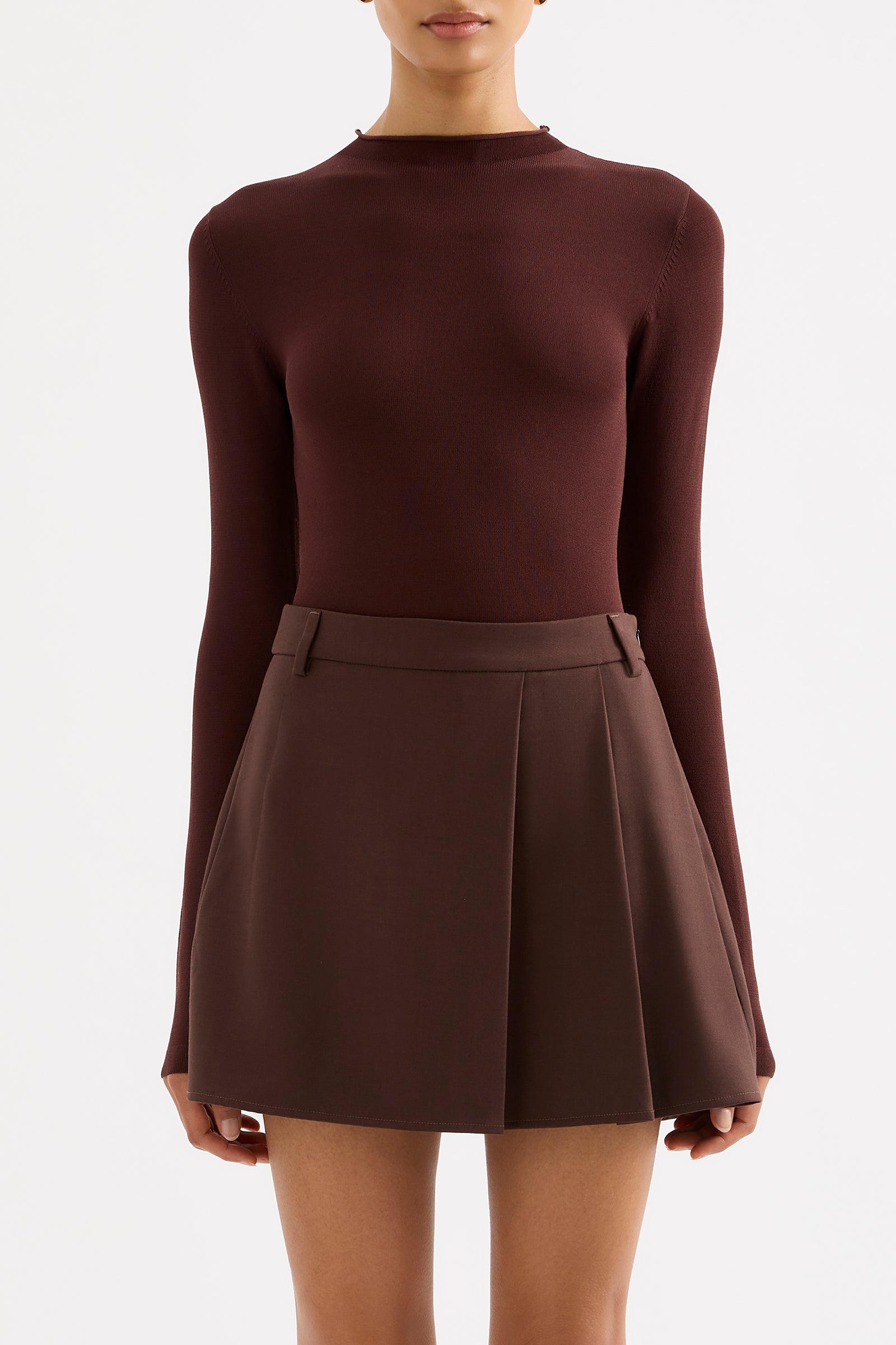 Tabi Sheer Knit Plum 