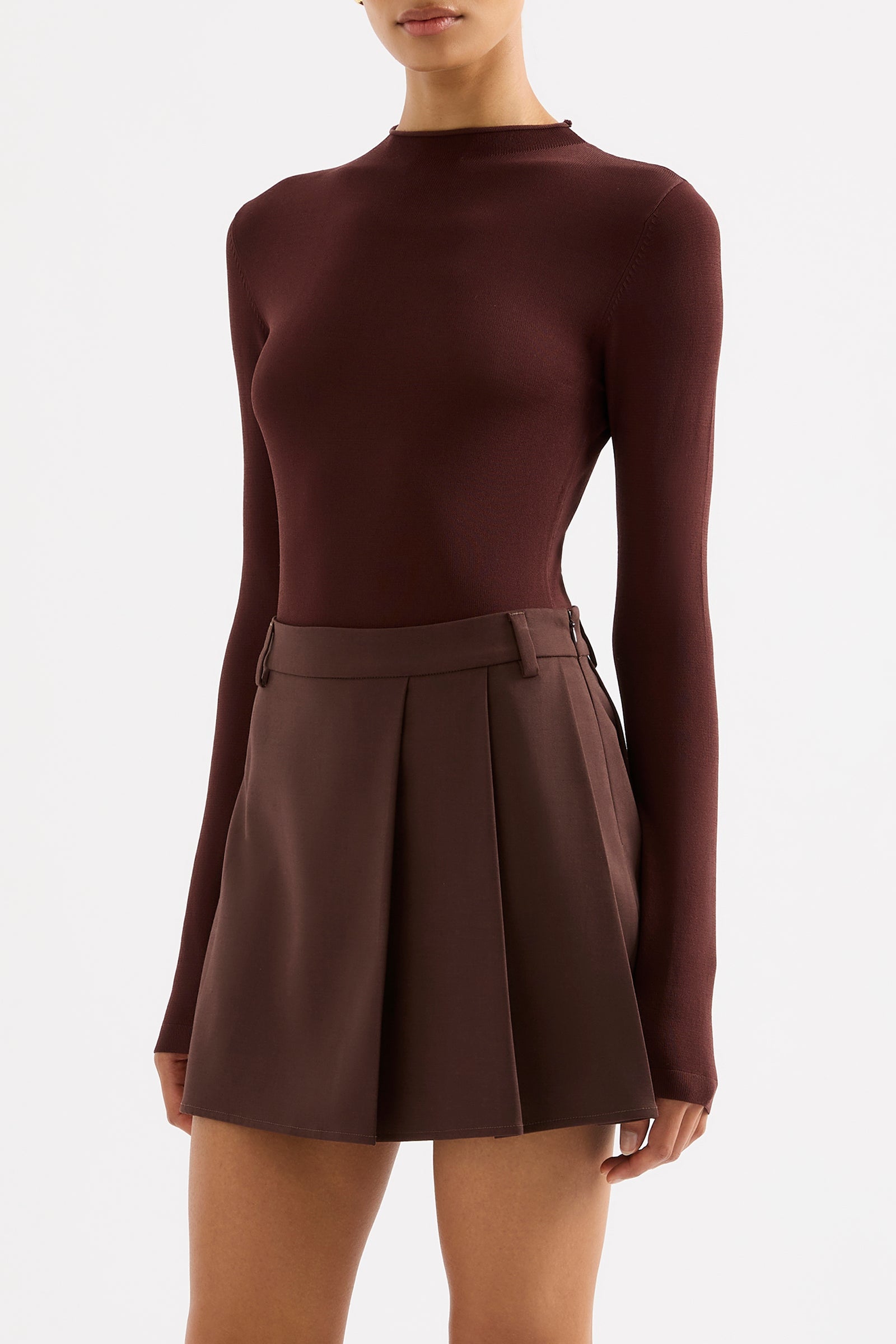 Tabi Sheer Knit Plum 