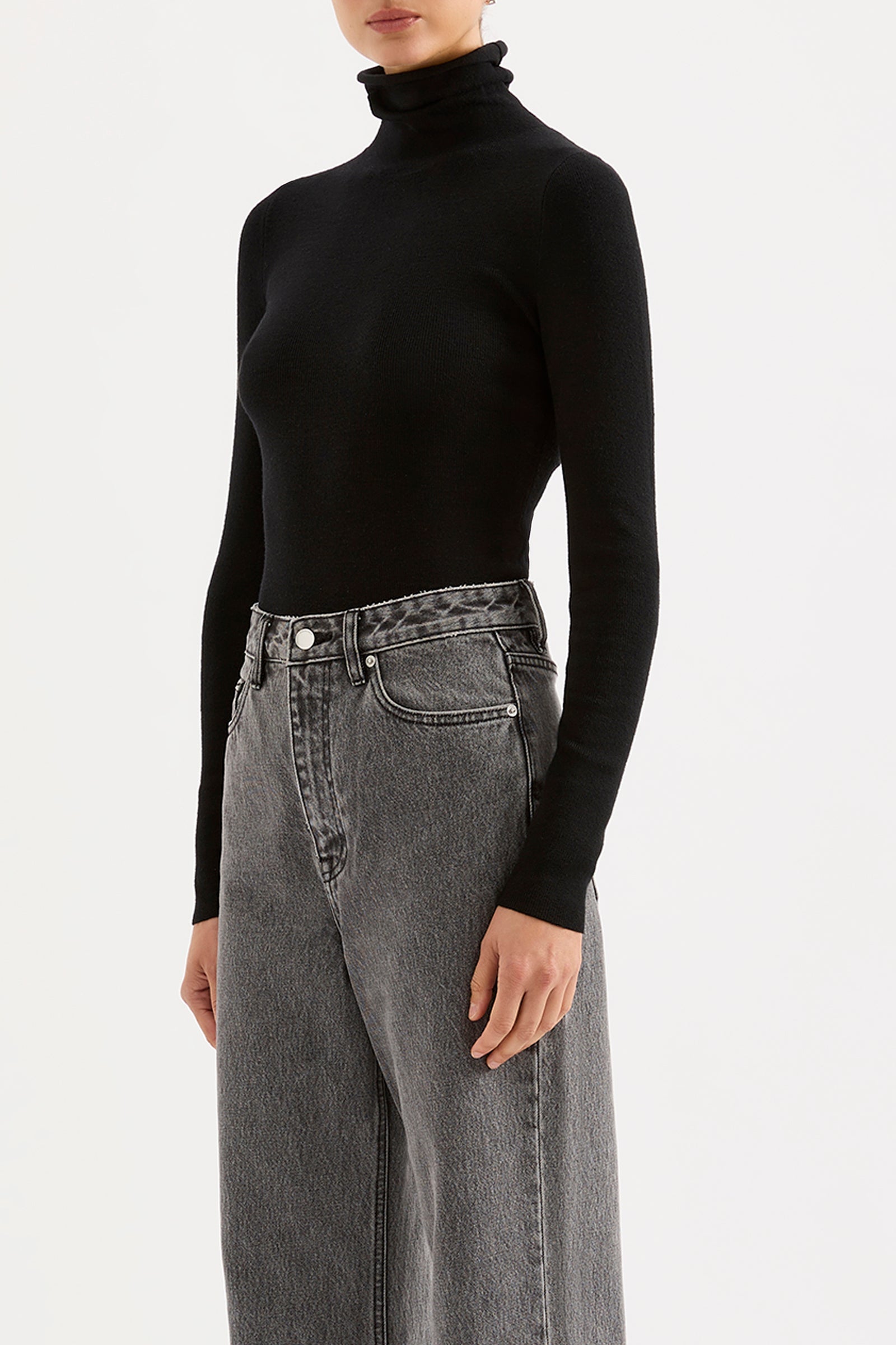 Florence Merino Skivvy Black 
