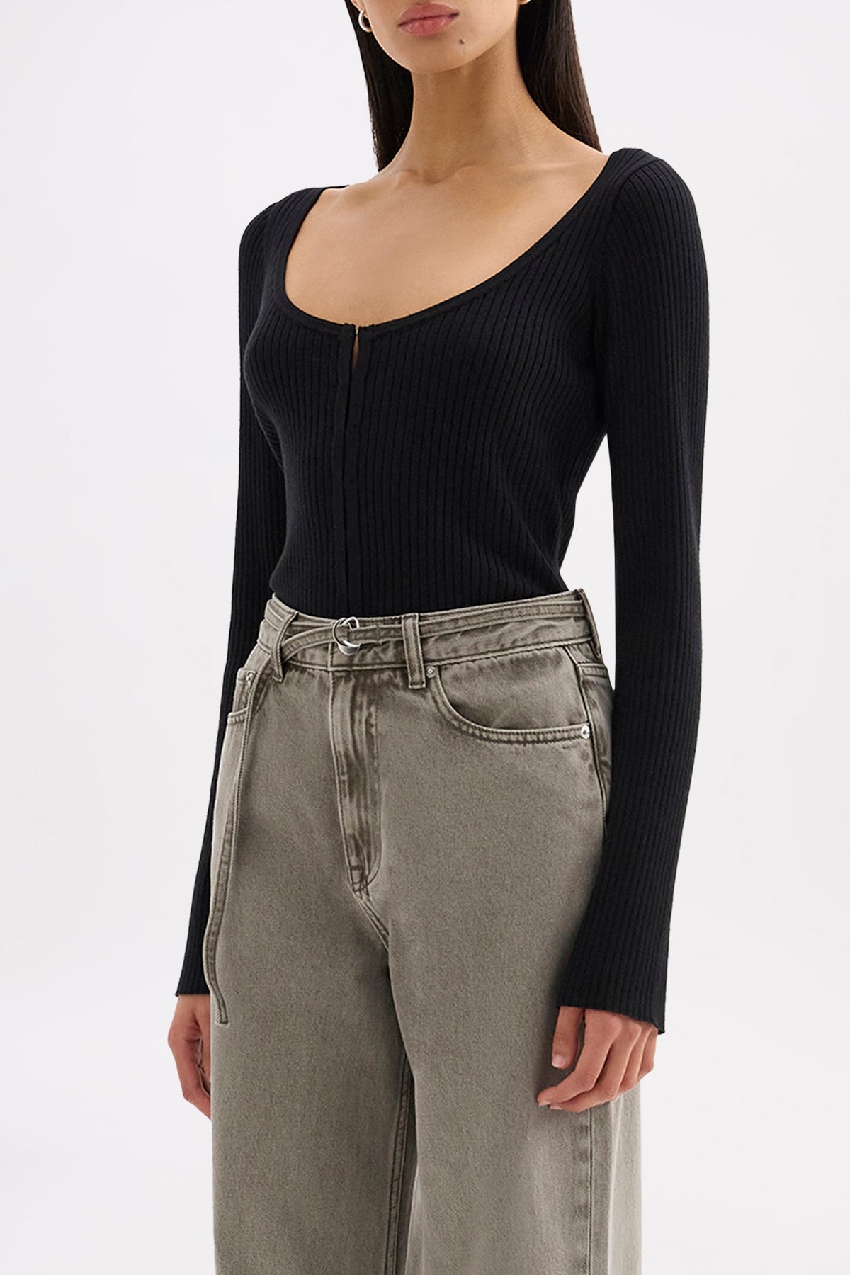 Arlotte Knit Cardigan Black 