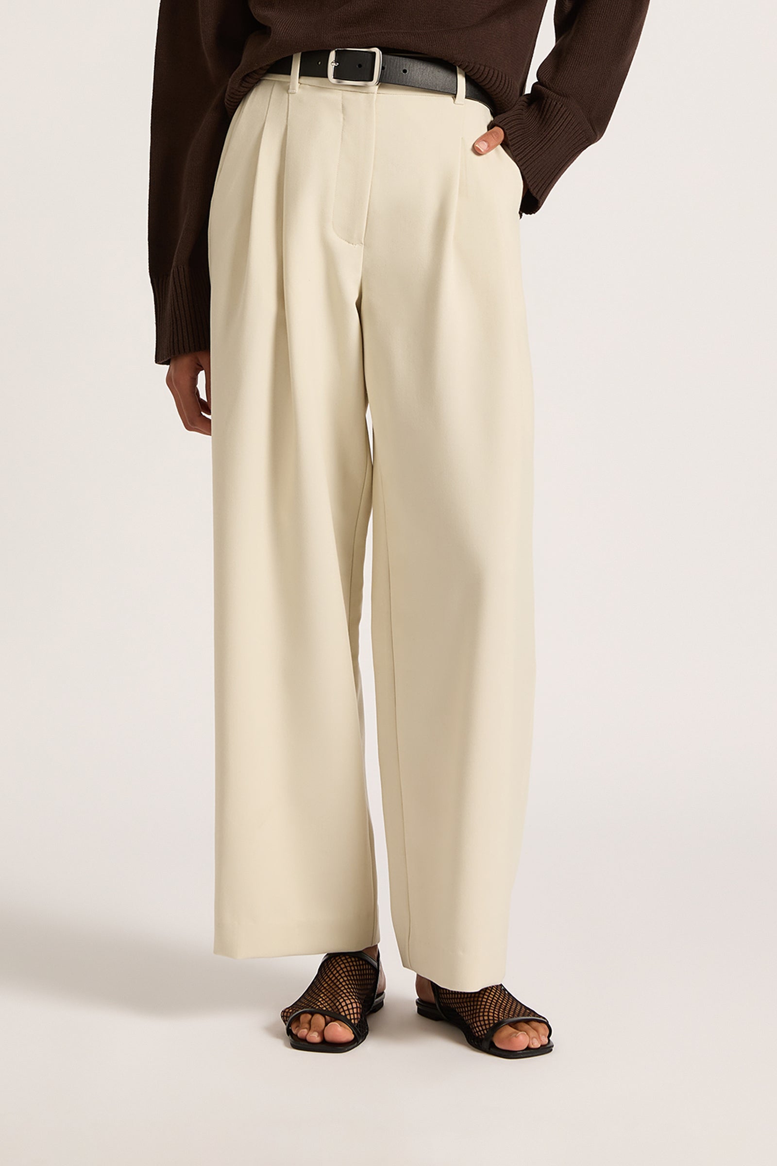 Phoenix Tailored Pant Bone 