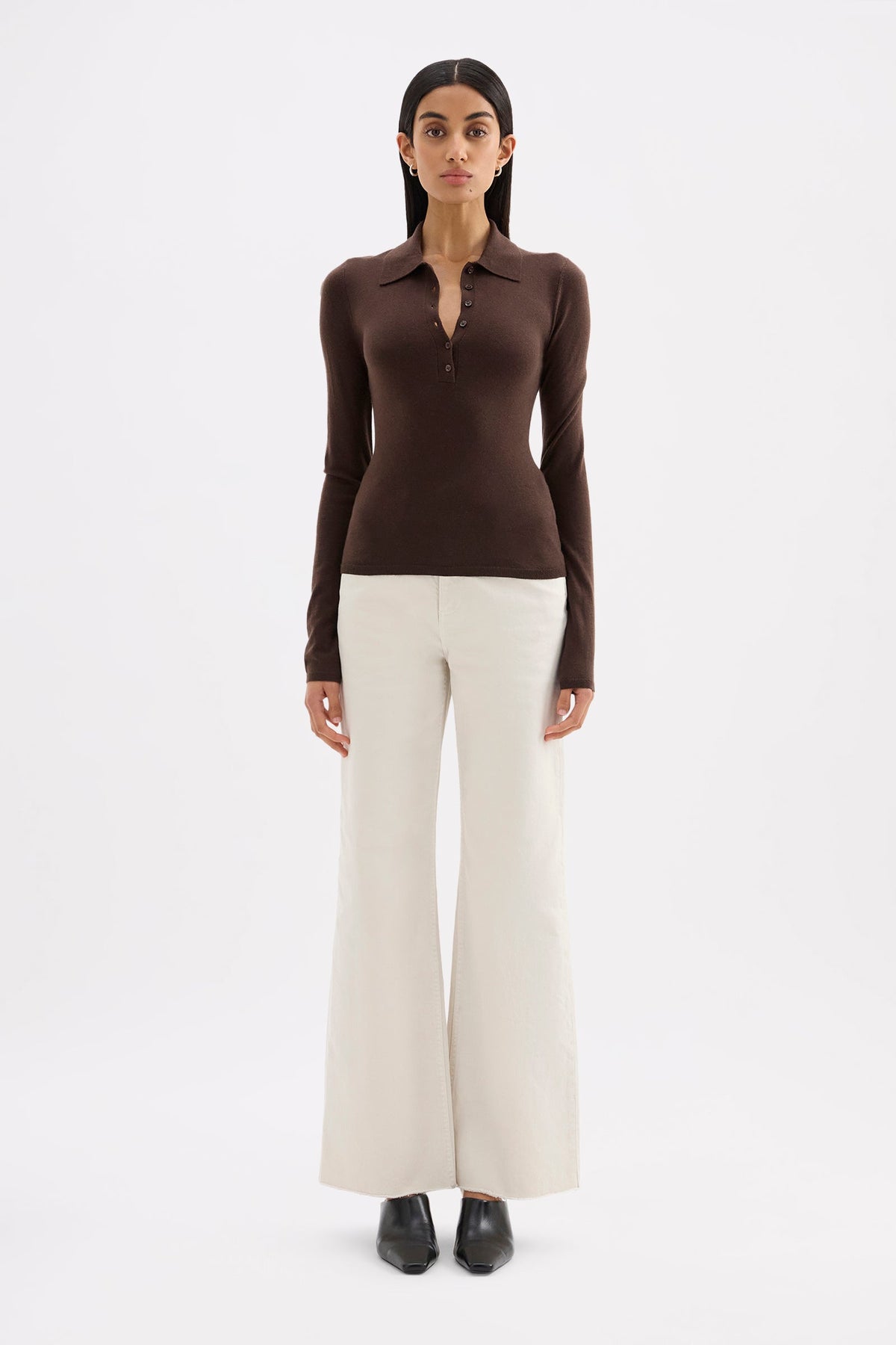 Danica Merino Blend Knit Chocolate 