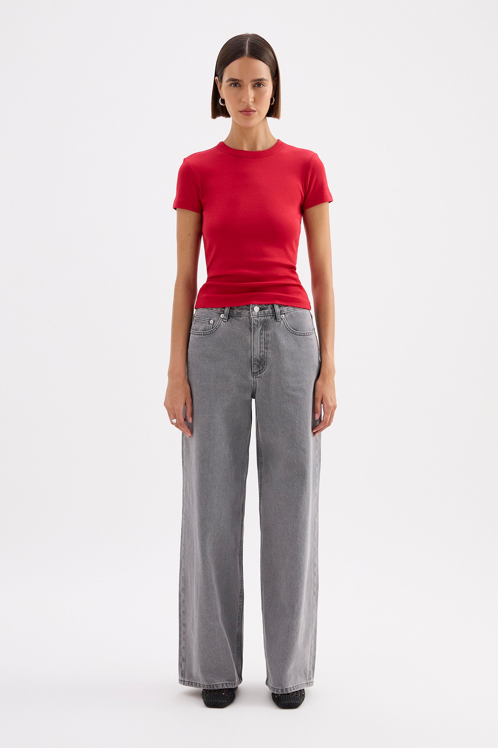 Organic Baby Tee Cherry 