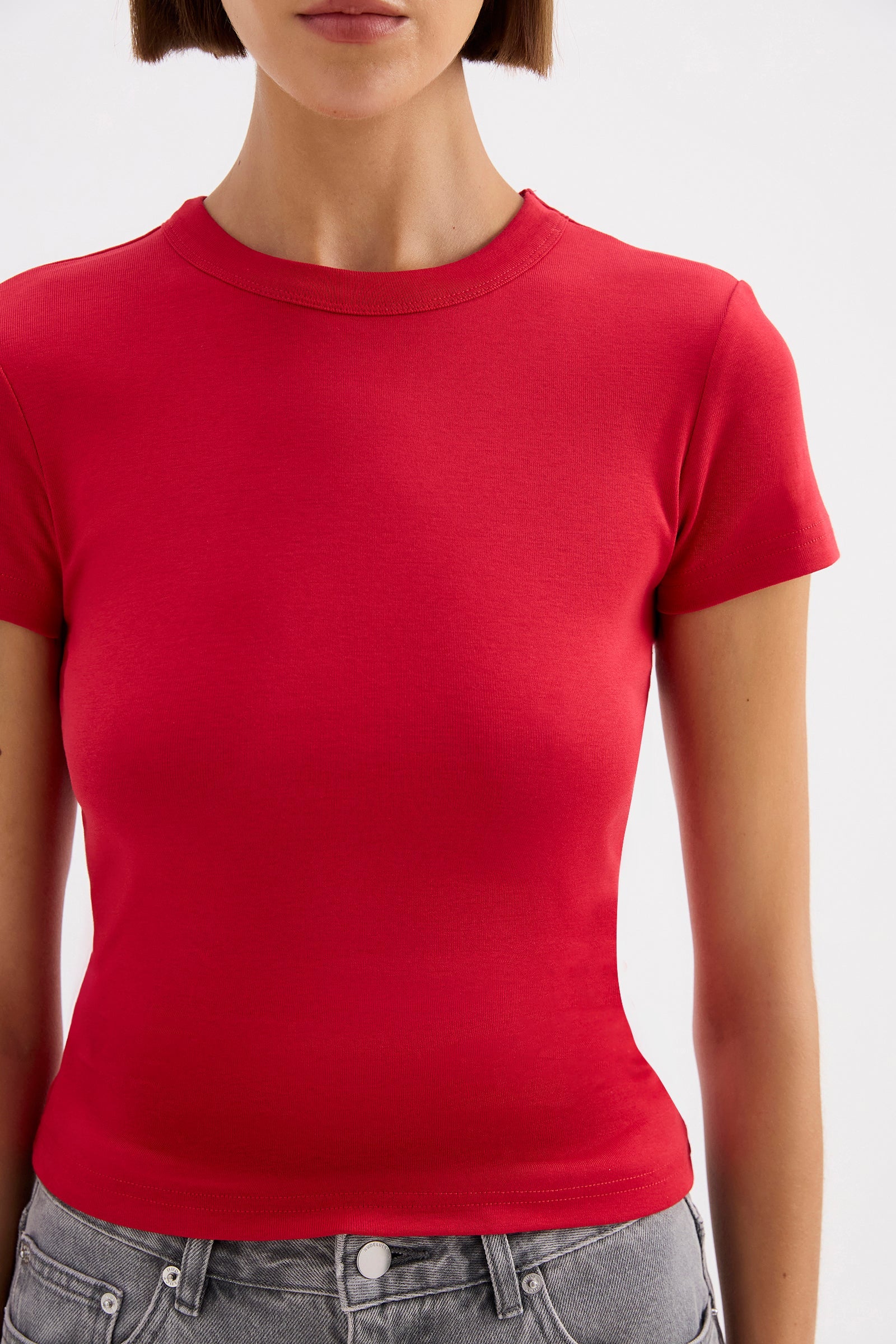 Organic Baby Tee Cherry 