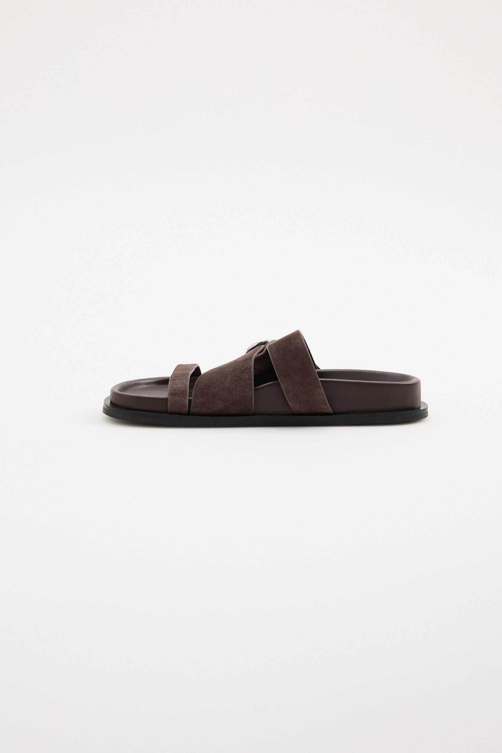 Rowan Leather Slide Chocolate 