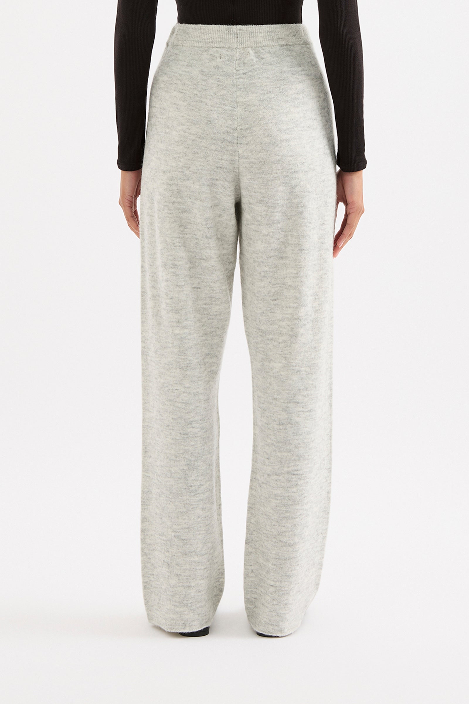 Dallas Knit Pant Grey Marle 