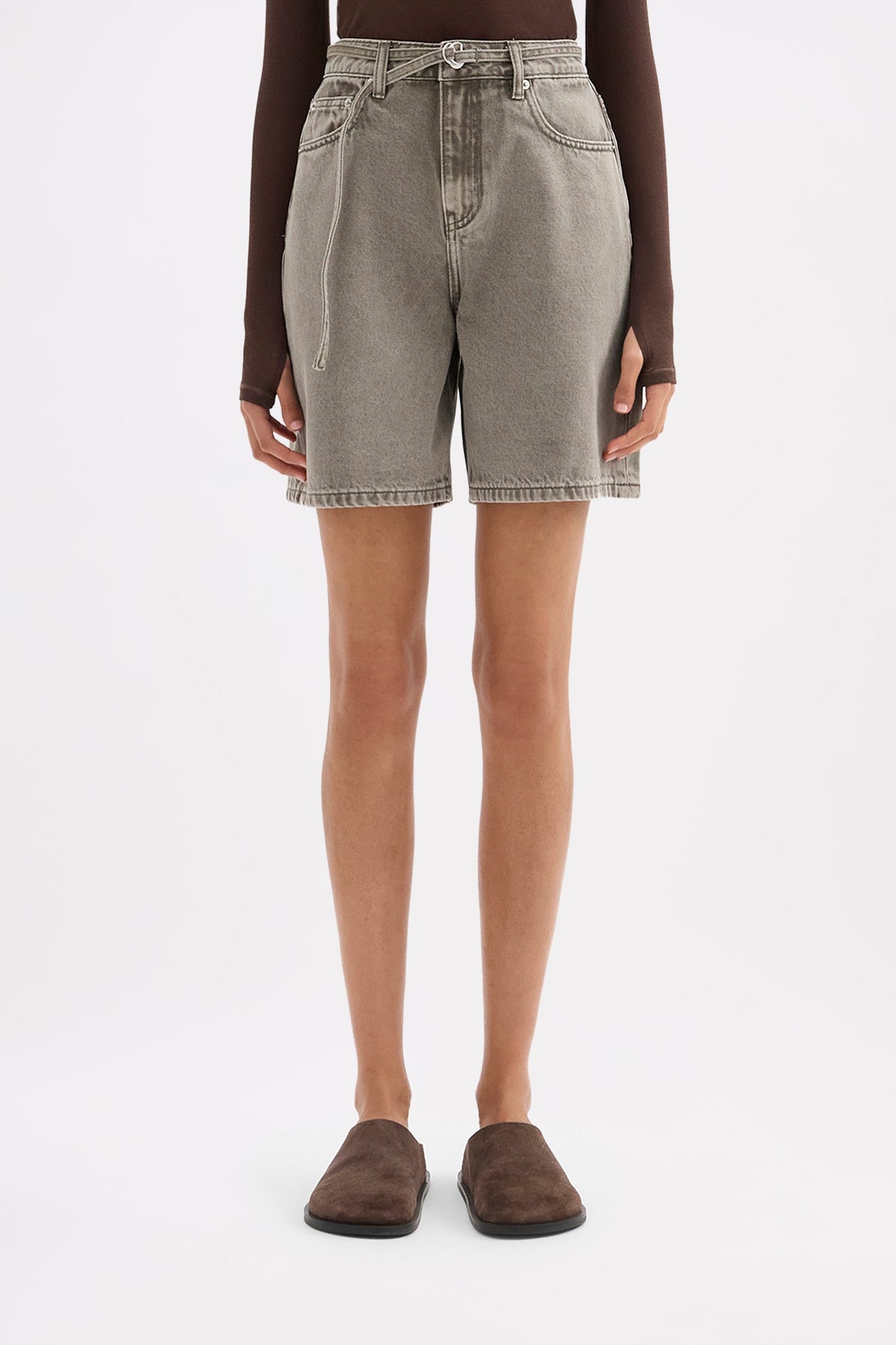 Soren Longline Denim Short Stone 