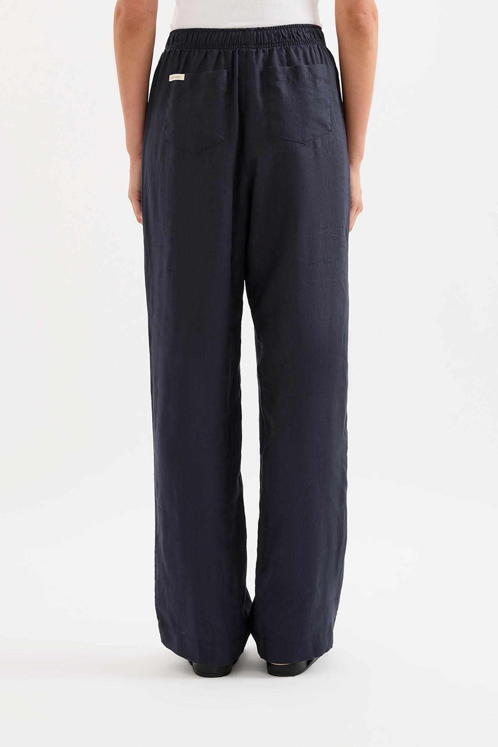 Lounge Linen Pant Ink 