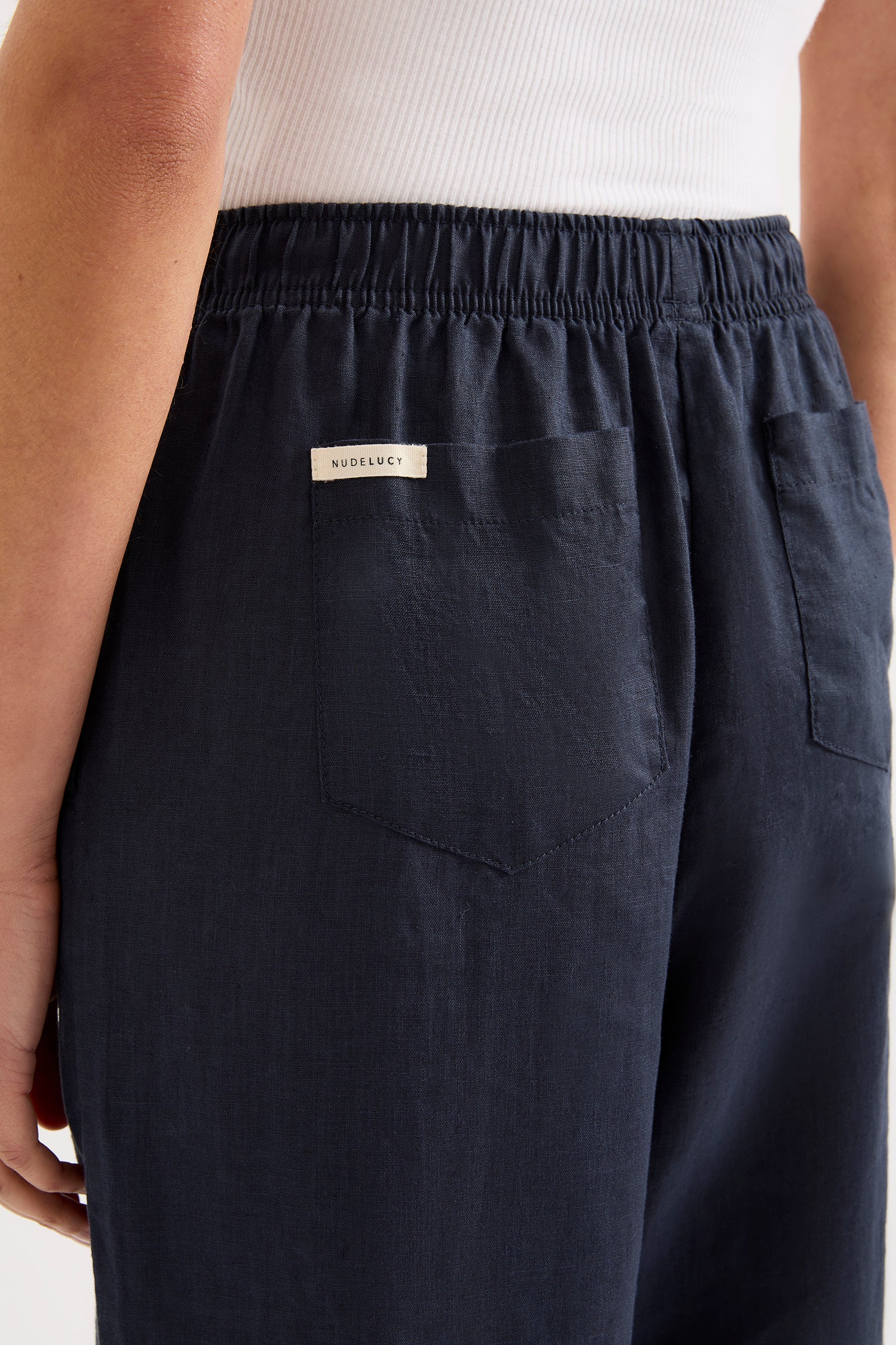 Lounge Linen Pant Ink 
