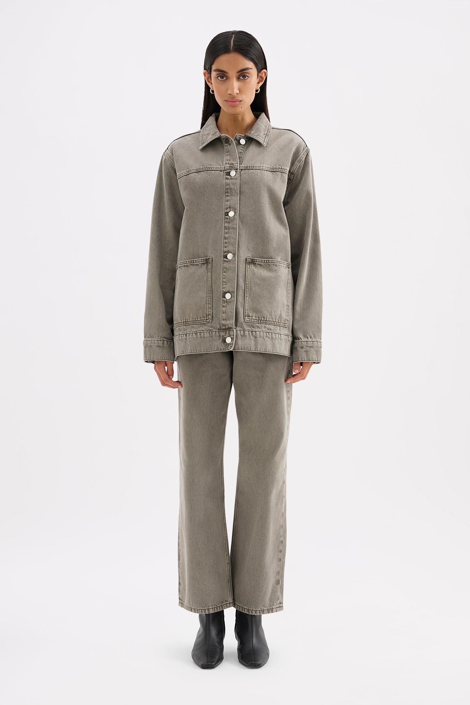 Soren Denim Jacket Stone 