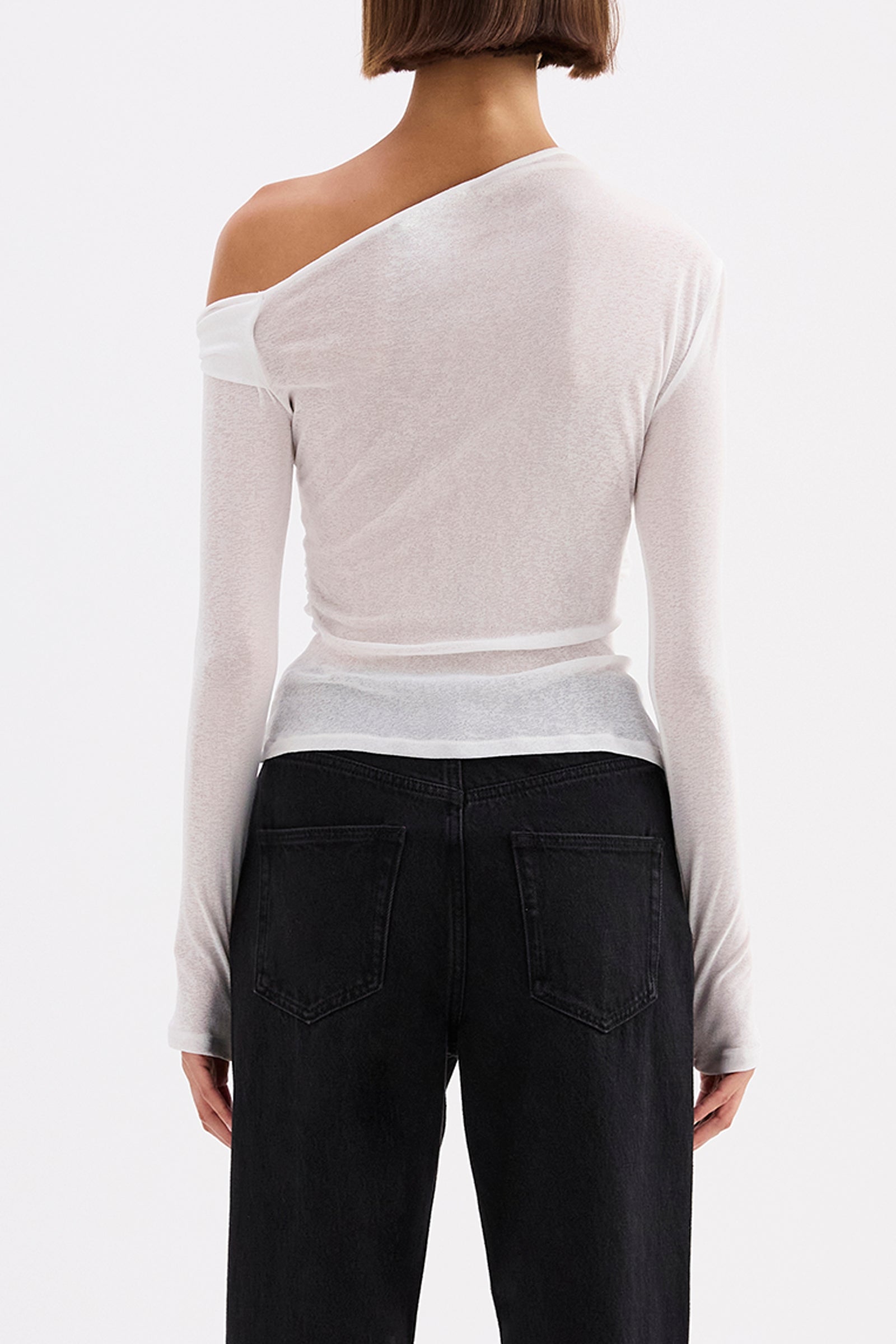 Rue Mesh Ls Top Salt 
