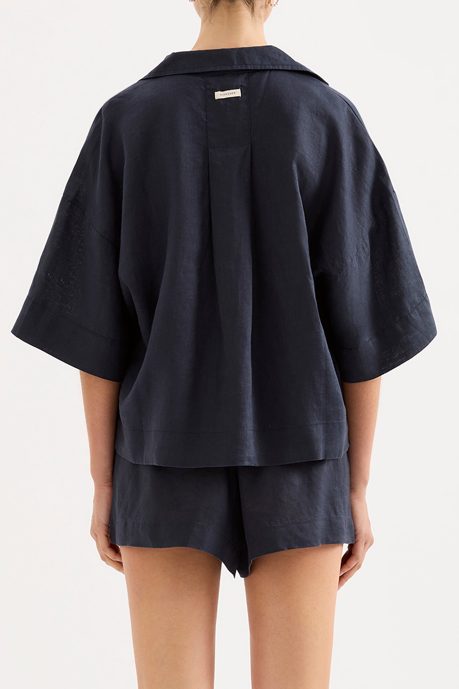 Lounge Linen Shirt Ink 