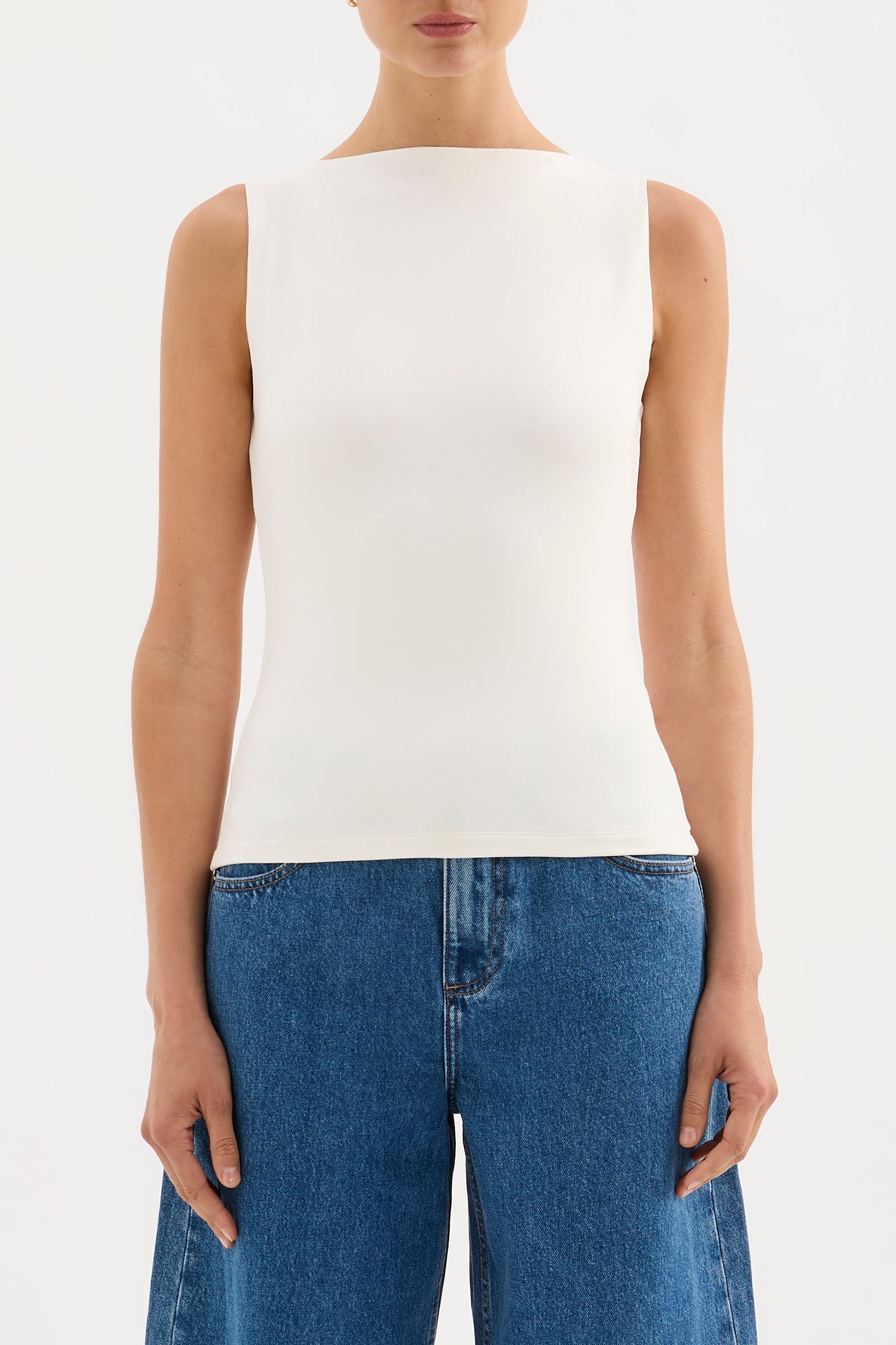 Lois Organic Tank White 