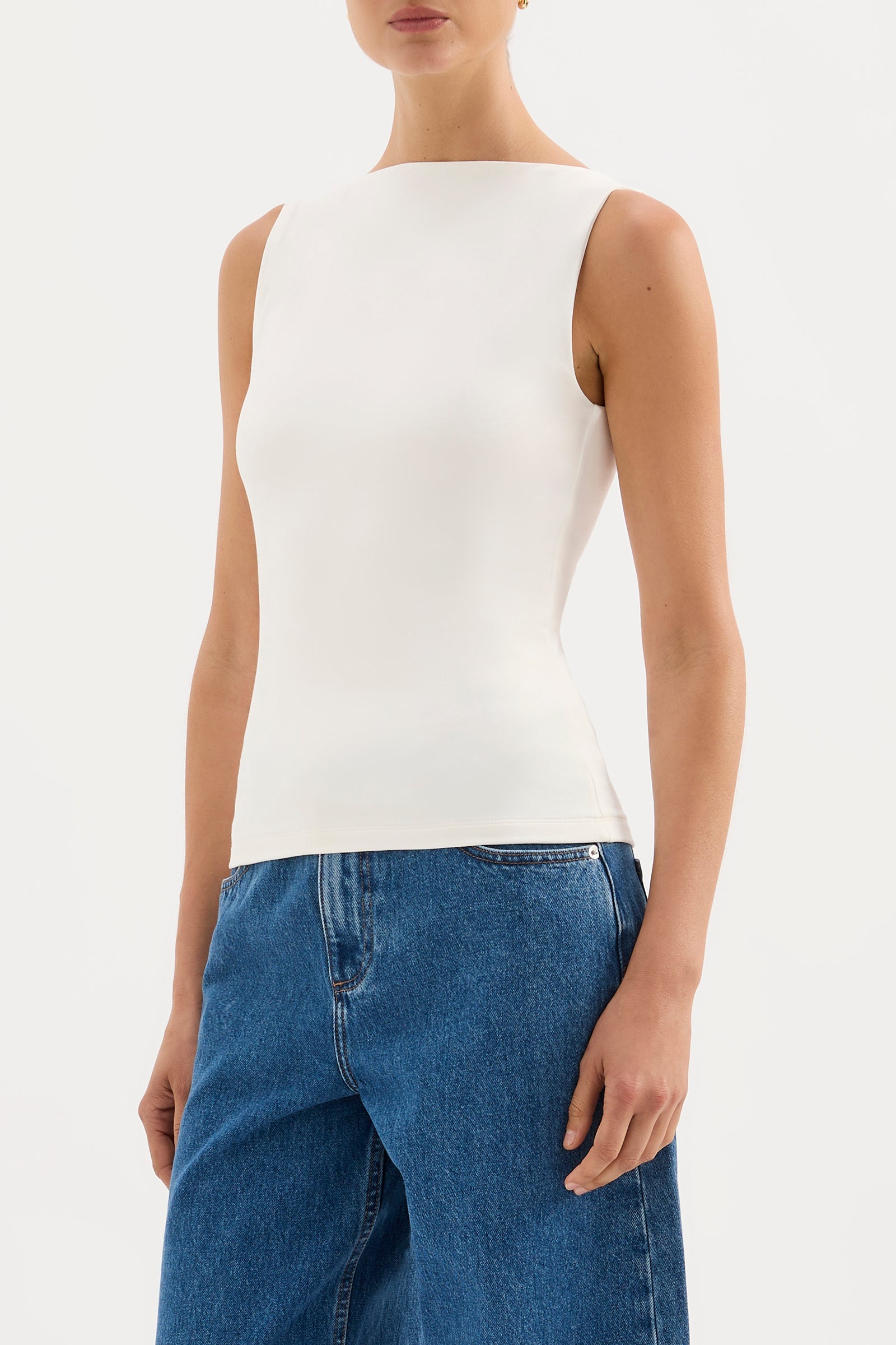 Lois Organic Tank White 
