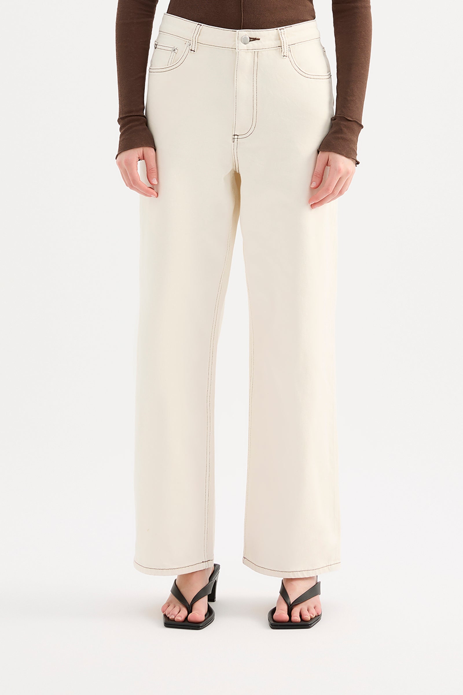 Organic Baggy Jean Natural 