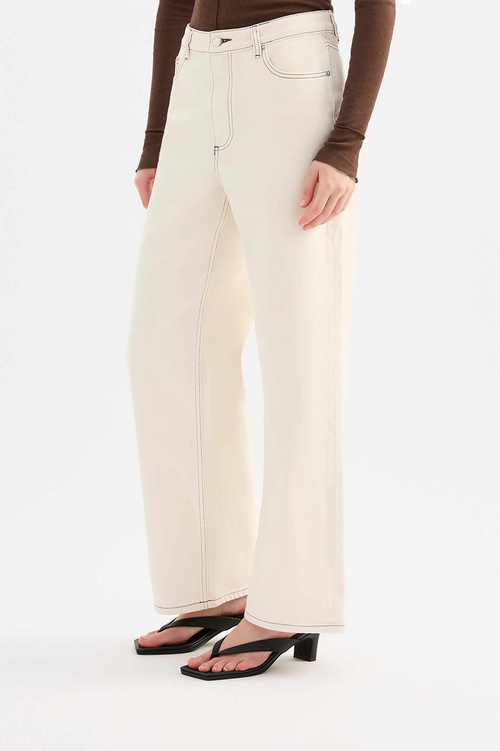 Organic Baggy Jean Natural 