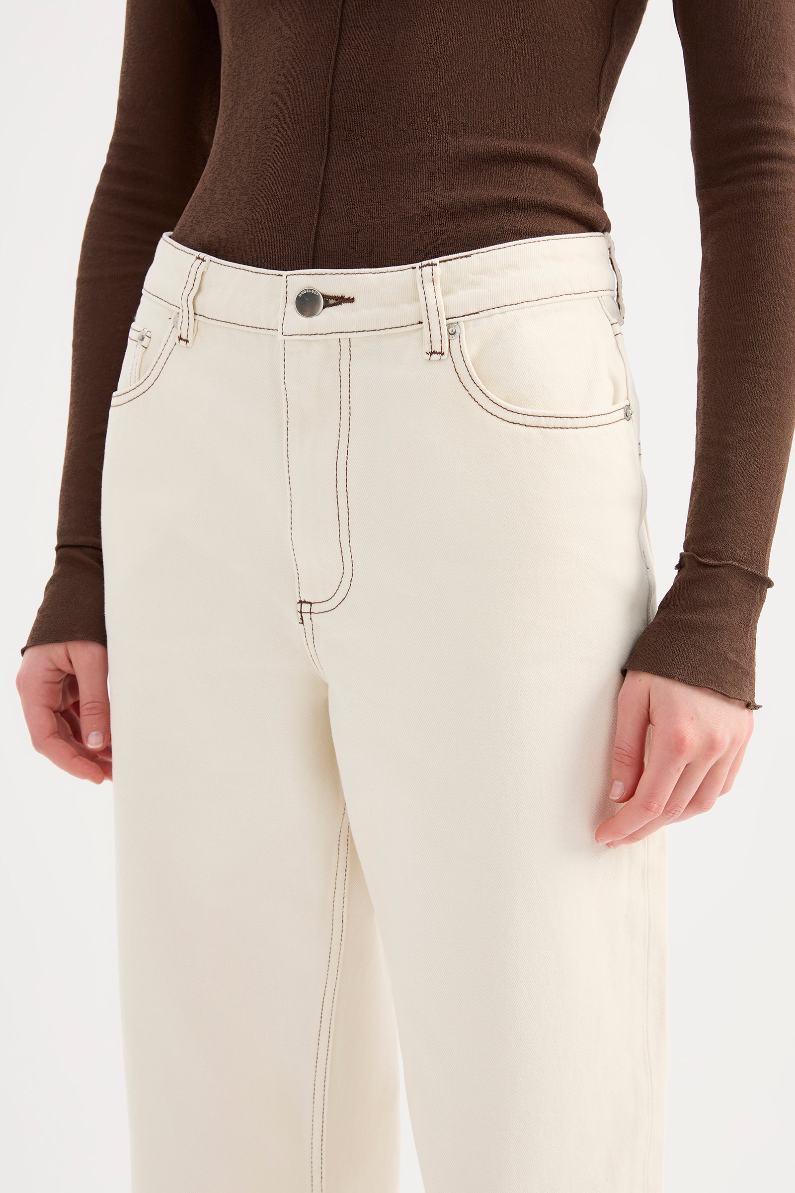 Organic Baggy Jean Natural 