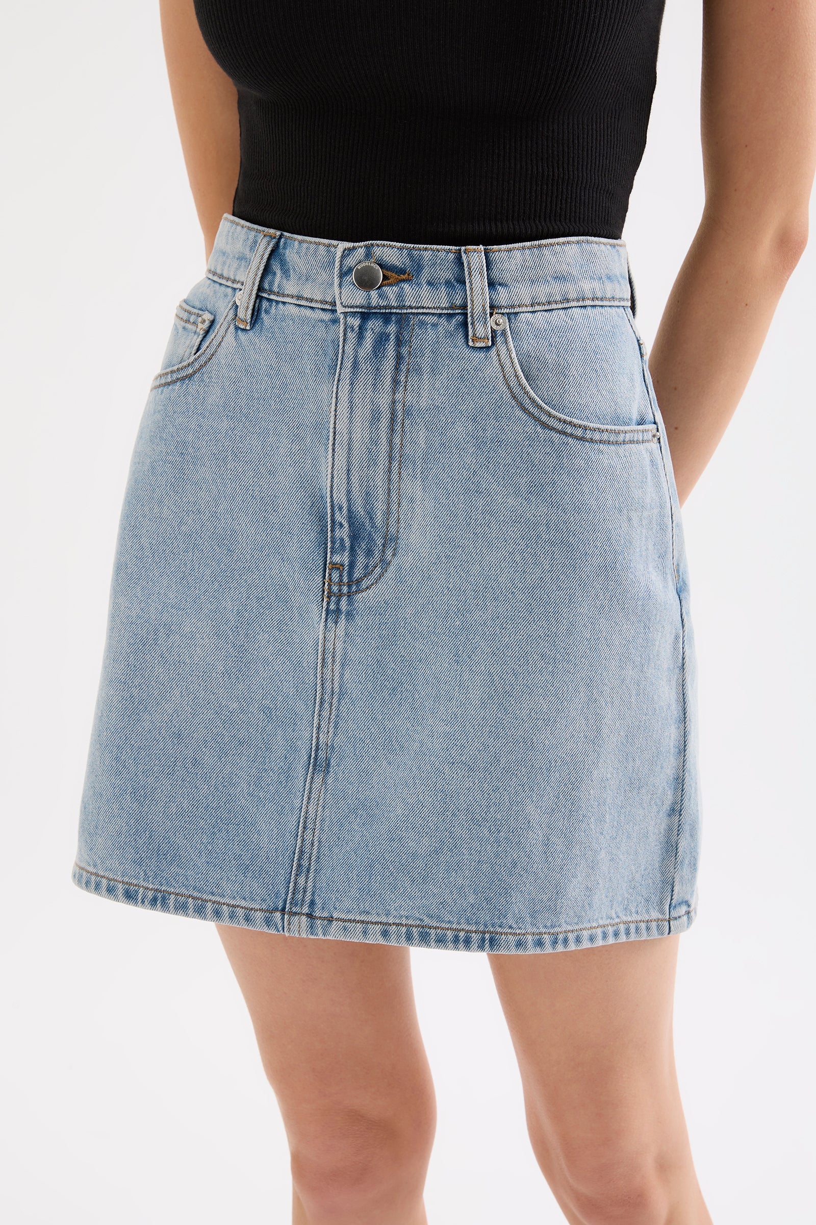 Sia Denim Mini Skirt 90s Blue 