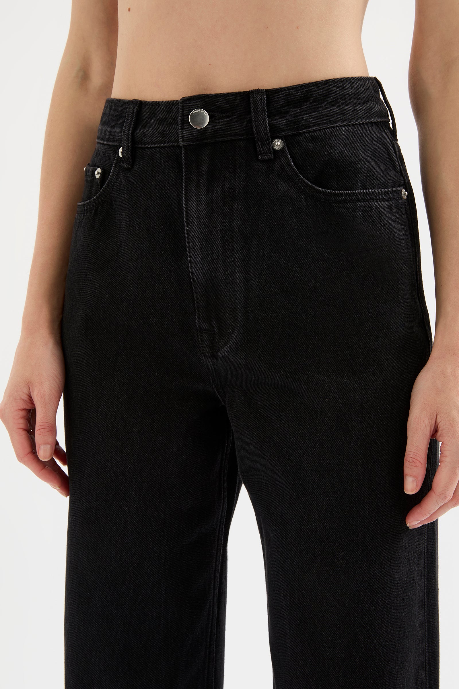 Organic Relaxed Leg Jean Vintage Black 