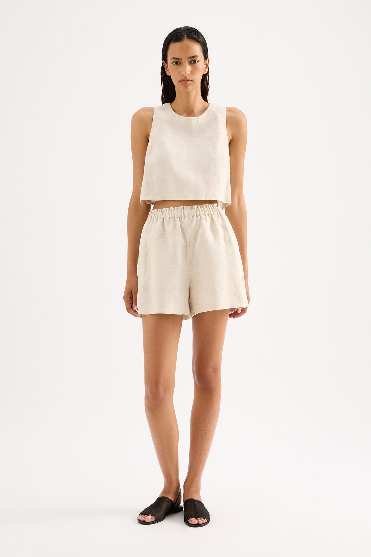 Ingrid Linen Top Natural 