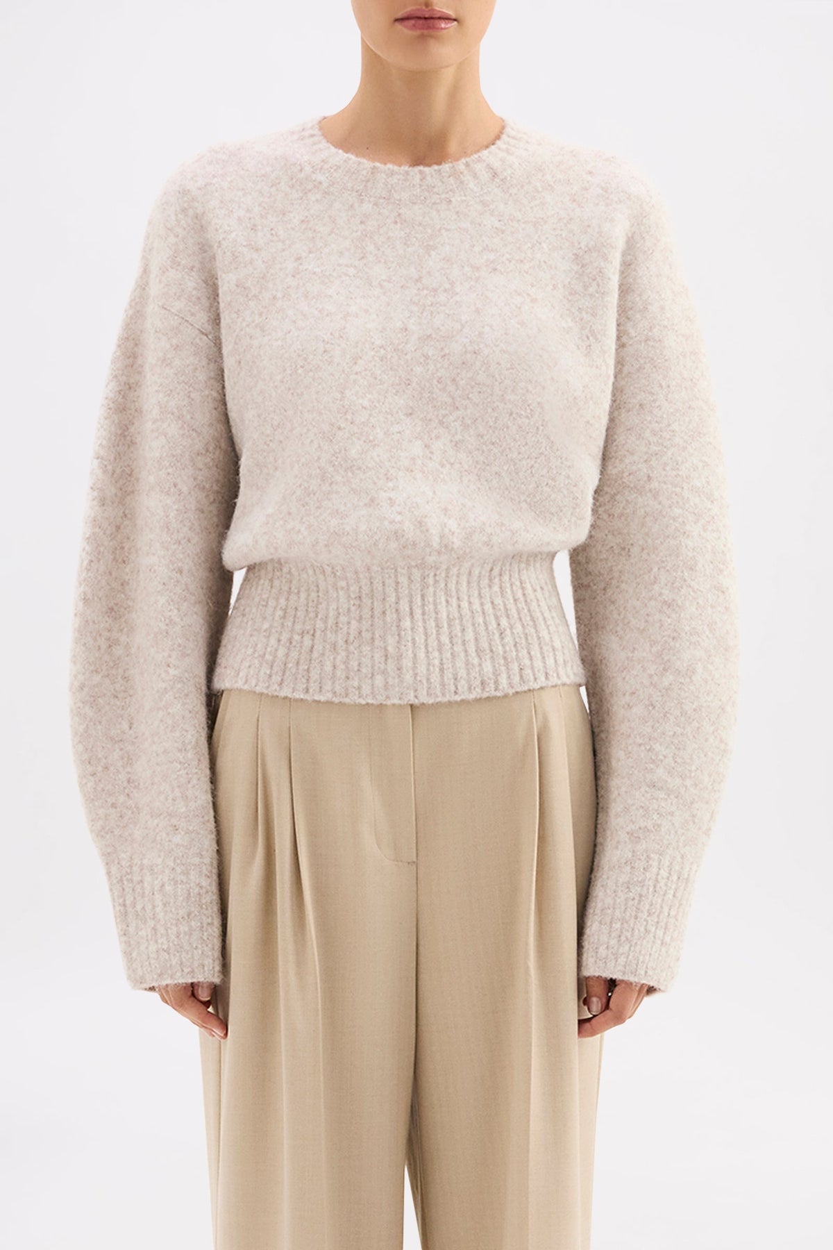 Elsie Knit Cinder Marle 