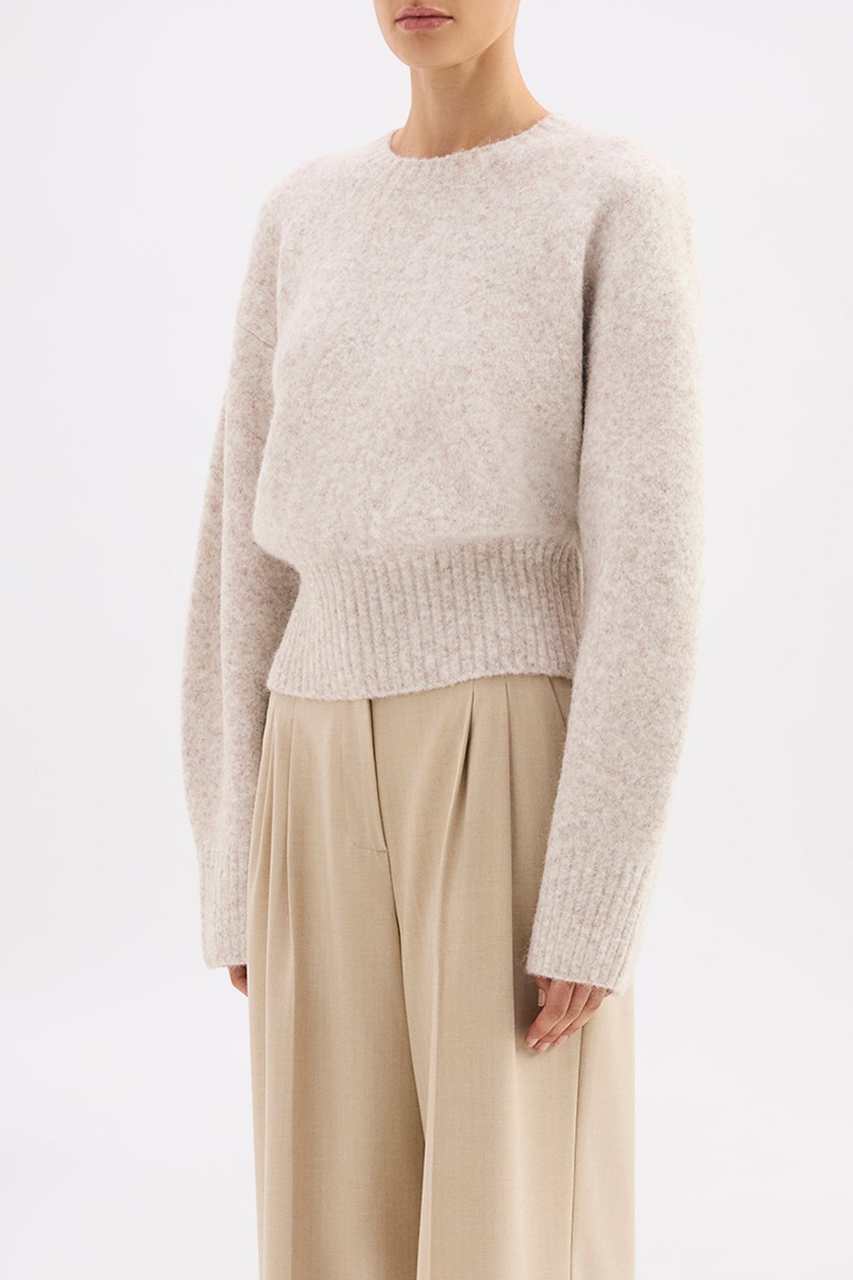 Elsie Knit Cinder Marle 