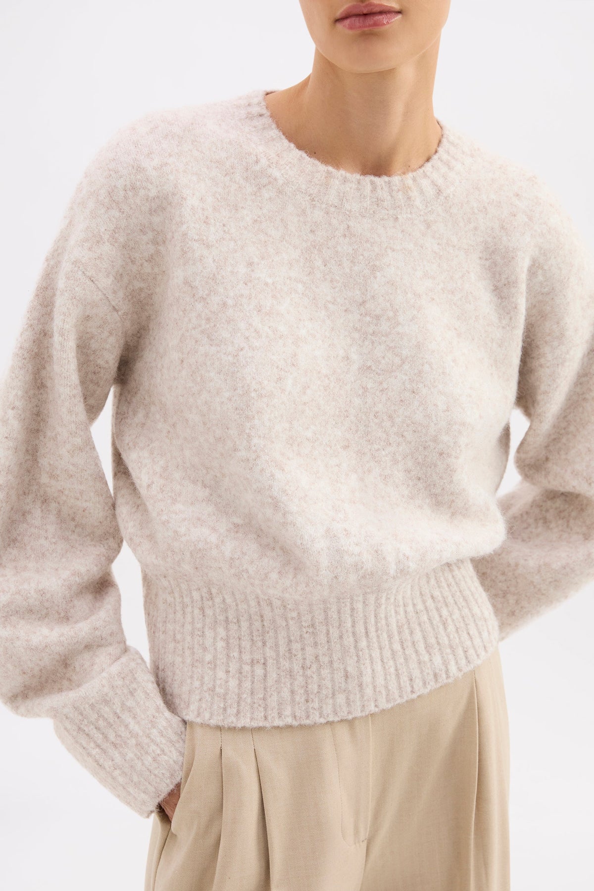 Elsie Knit Cinder Marle 