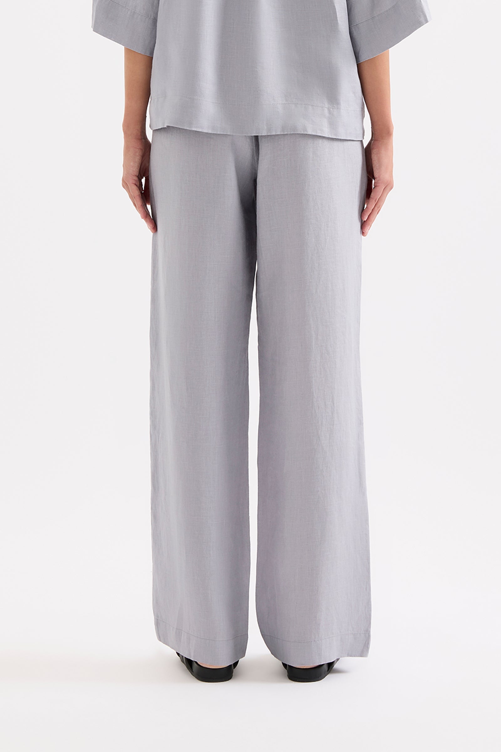 Lounge Linen Pant Storm 