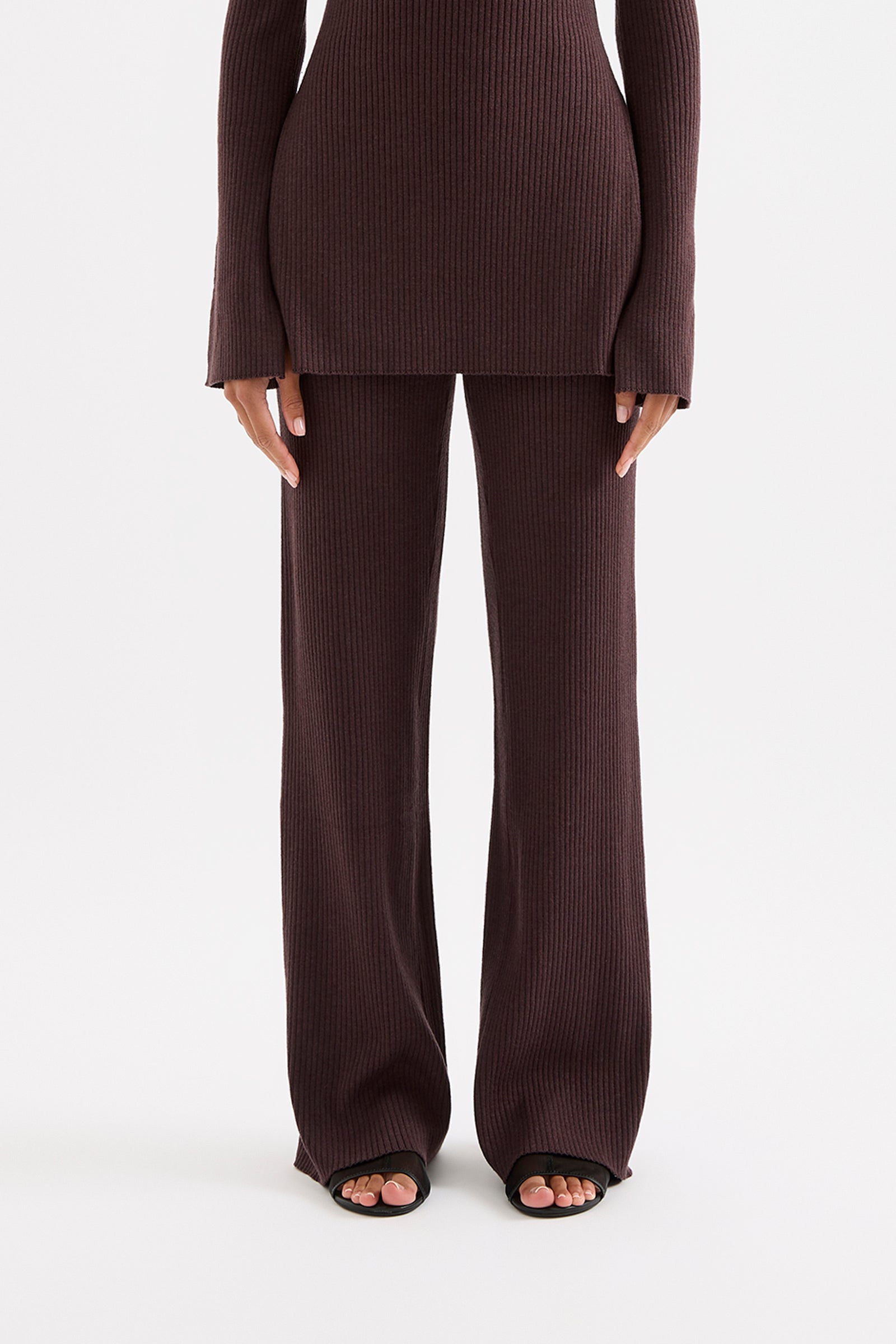 Malo Knit Pant Bark 