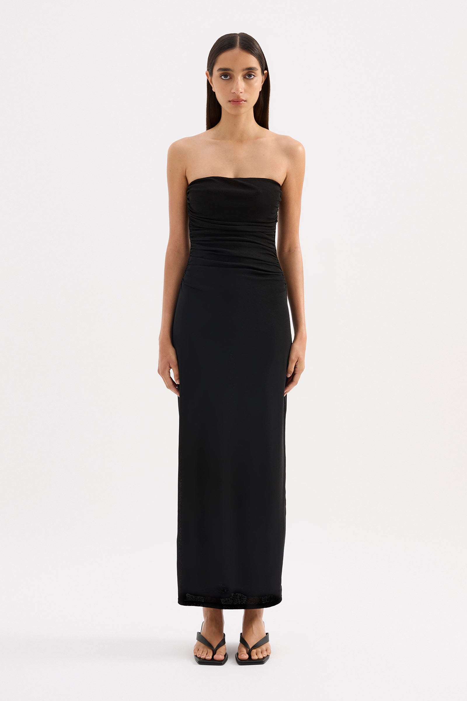 Fiora Mesh Dress Black 