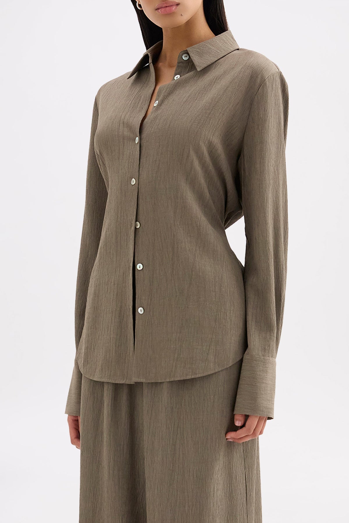 Samira Shirt Truffle 