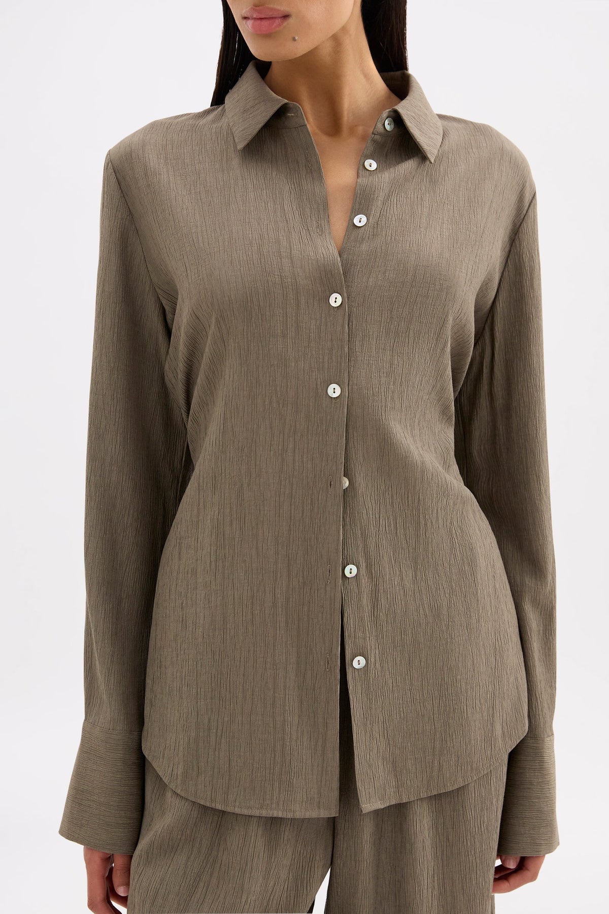 Samira Shirt Truffle 