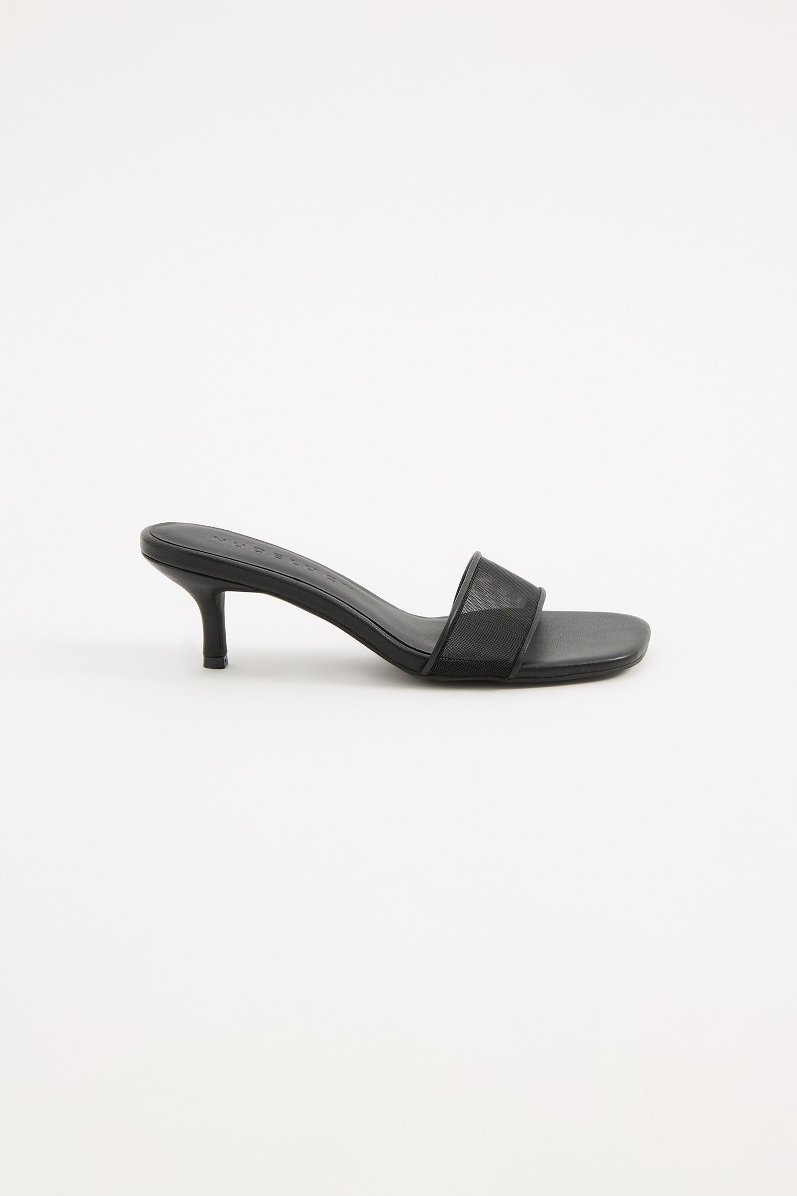 Juno Mesh Heel Black 
