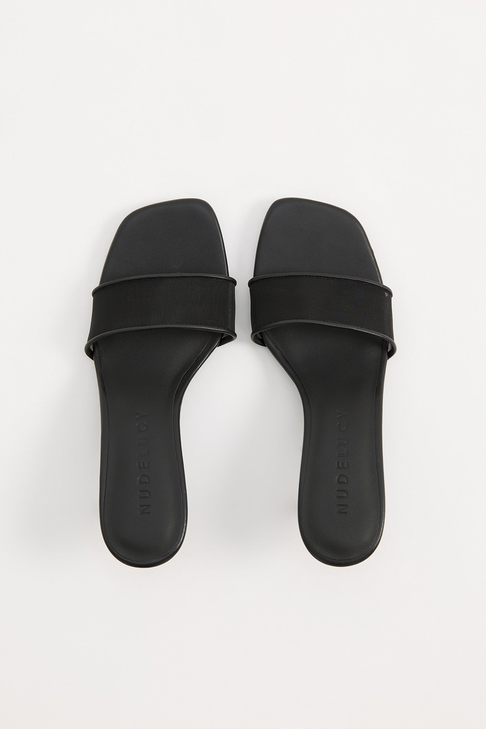 Juno Mesh Heel Black 