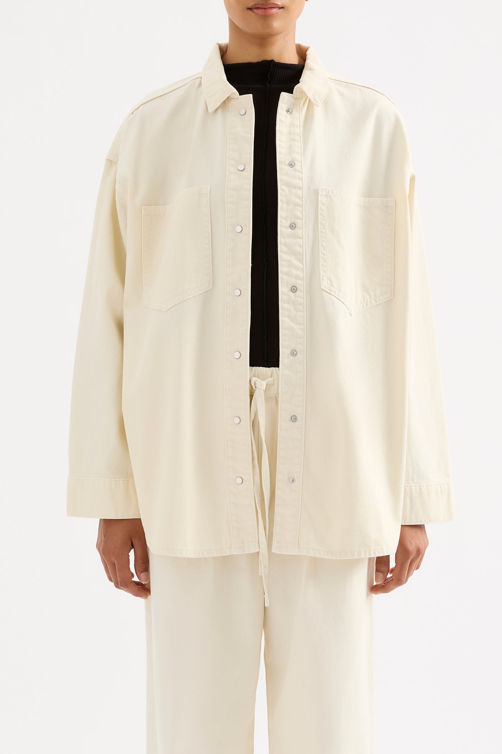 Esme Denim Overshirt Natural 