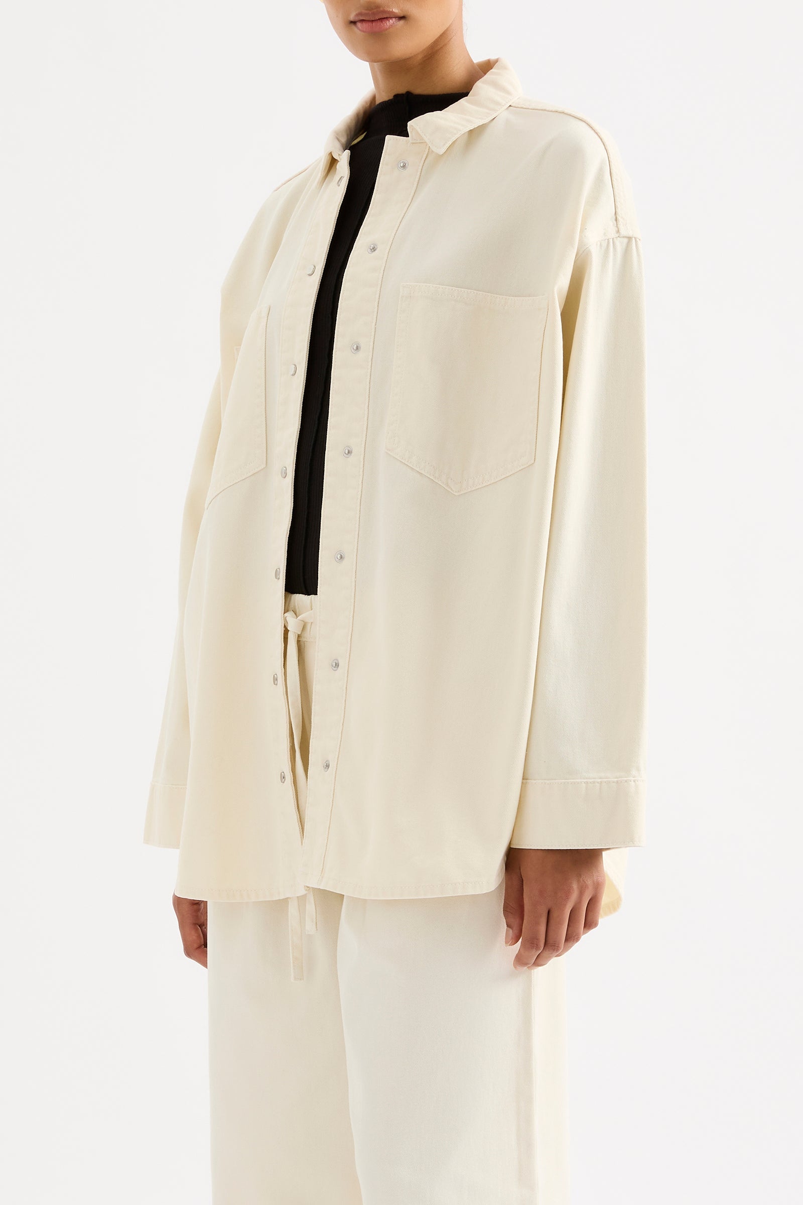 Esme Denim Overshirt Natural 