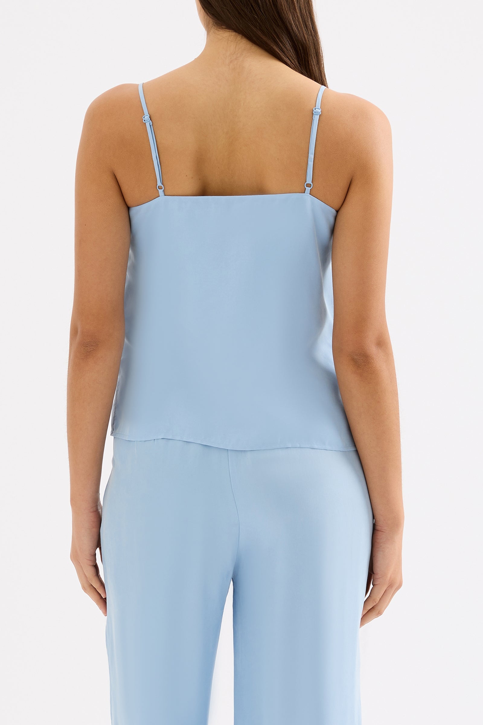 Karla Cupro Cami Lake Blue 