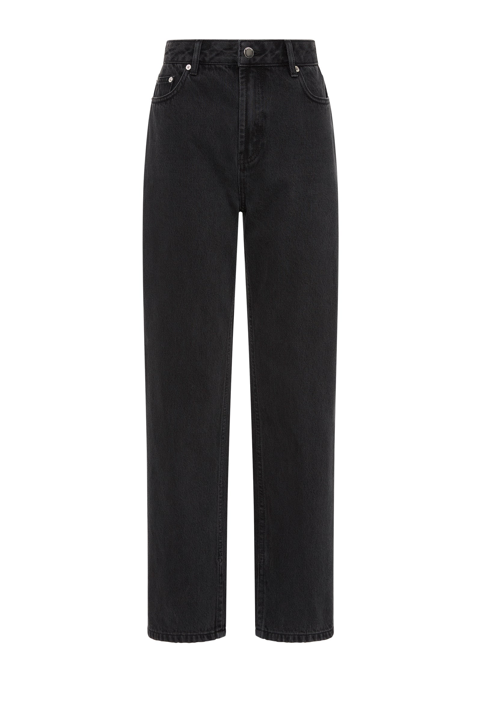 Organic Split Hem Jean Vintage Black 