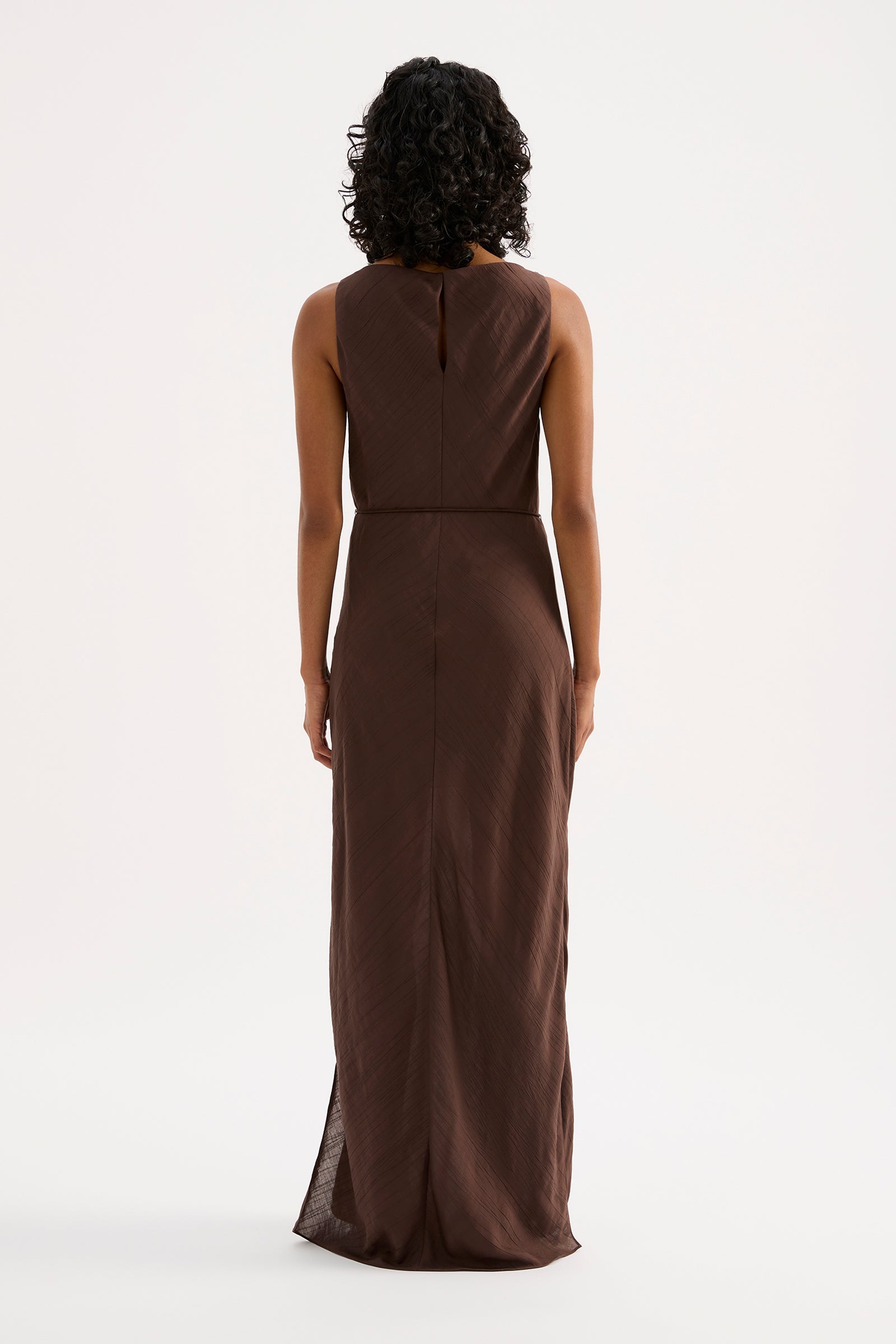 Serine Maxi Dress Chocolate 
