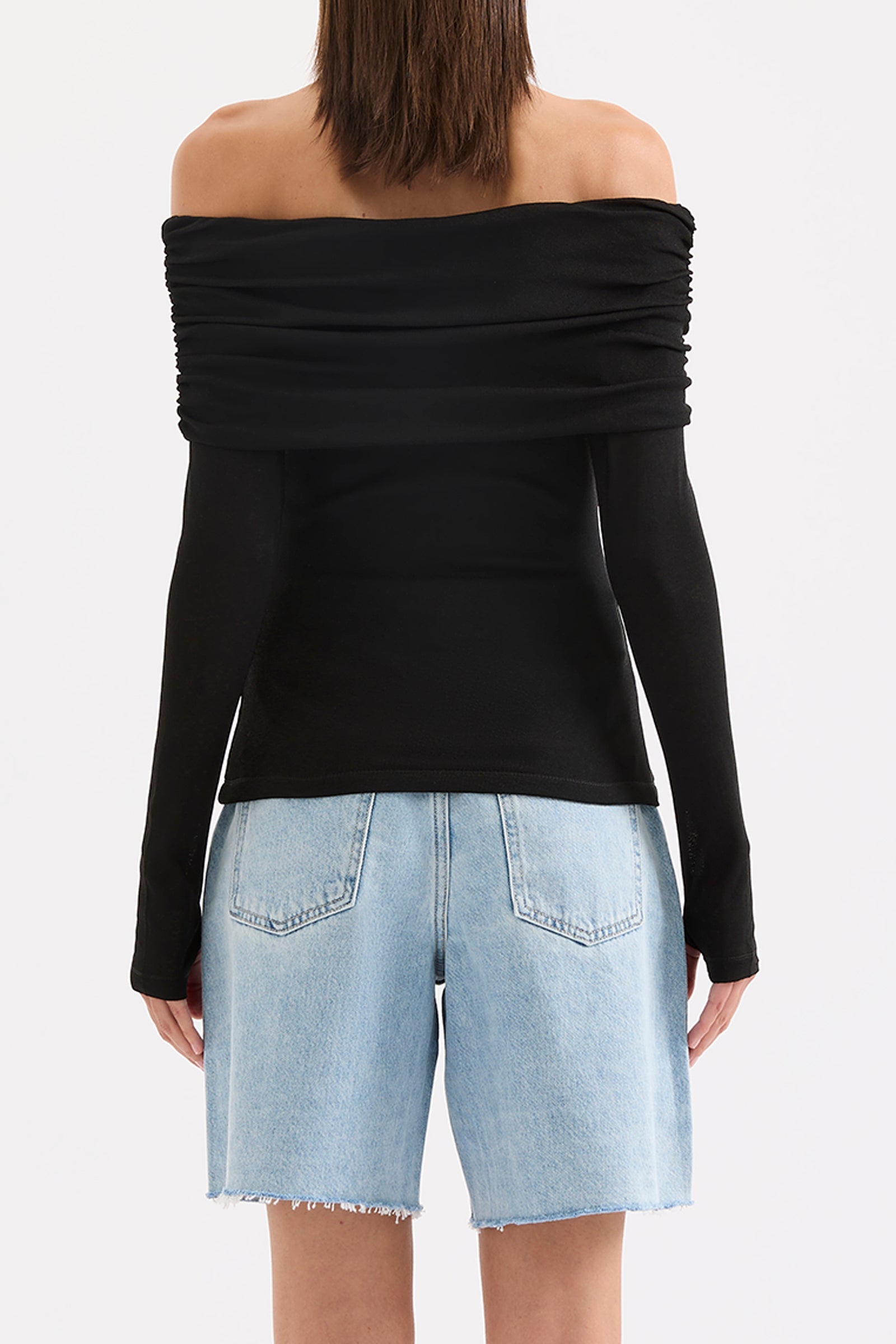 Dalton Mesh Top Black 