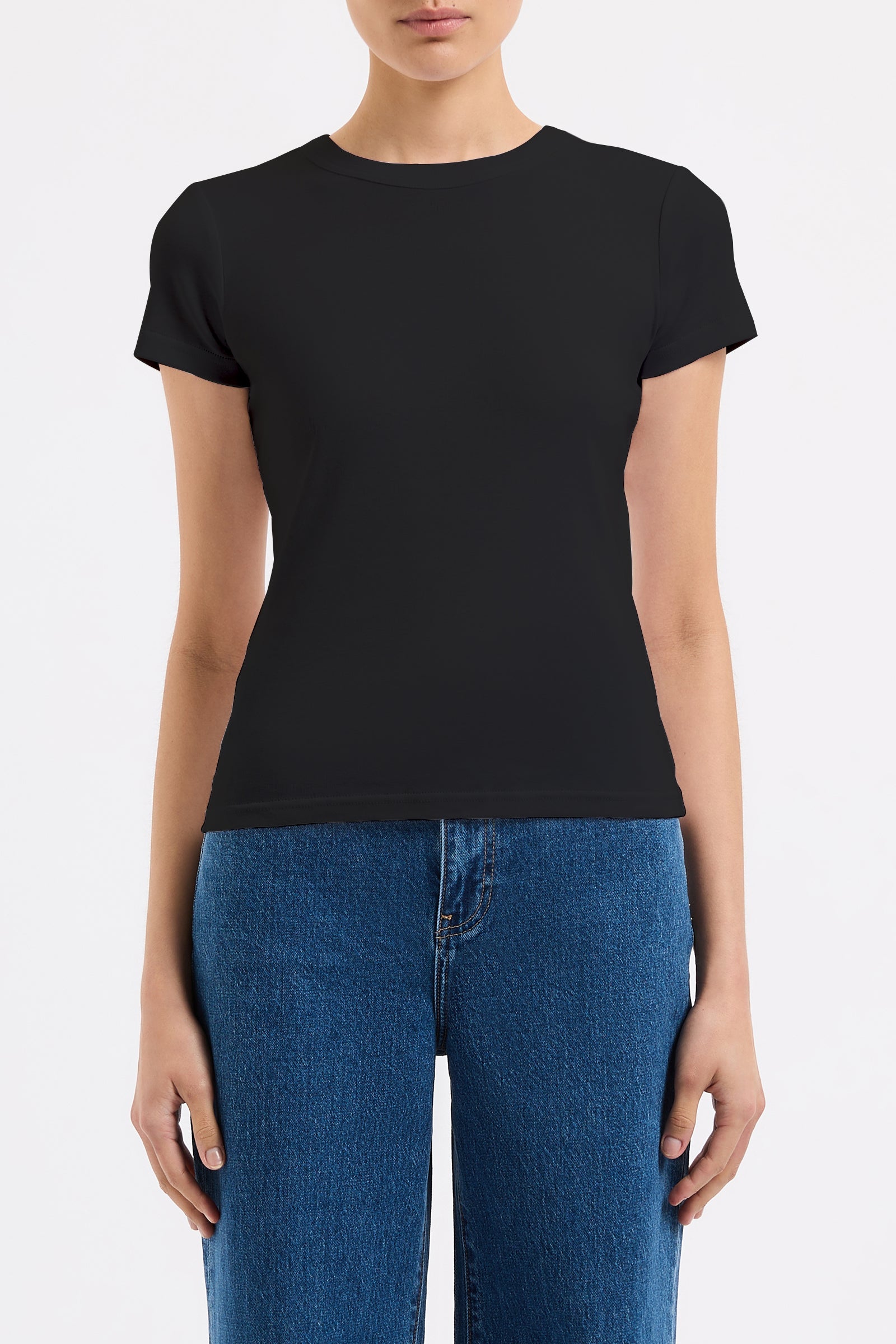 Organic Baby Tee Black 
