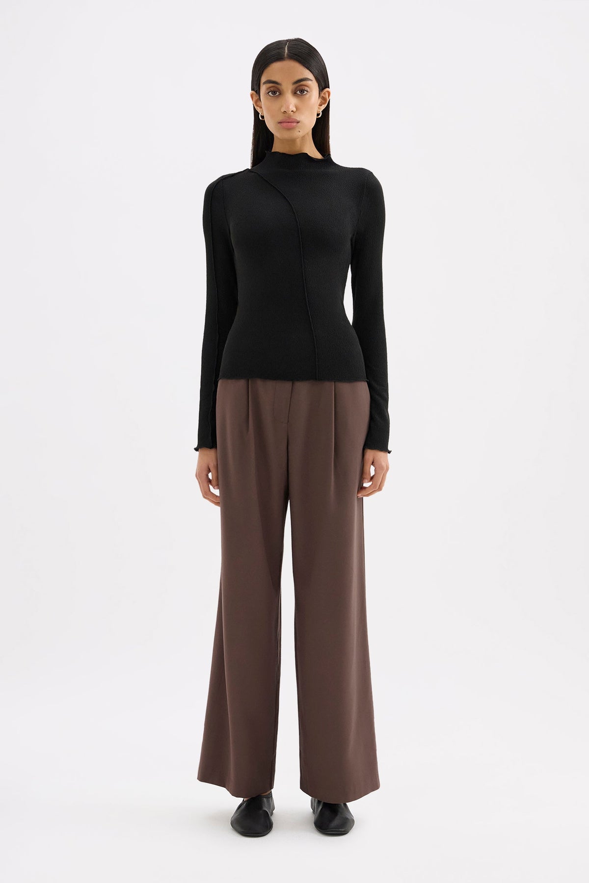 Mimi Ls Top Black 