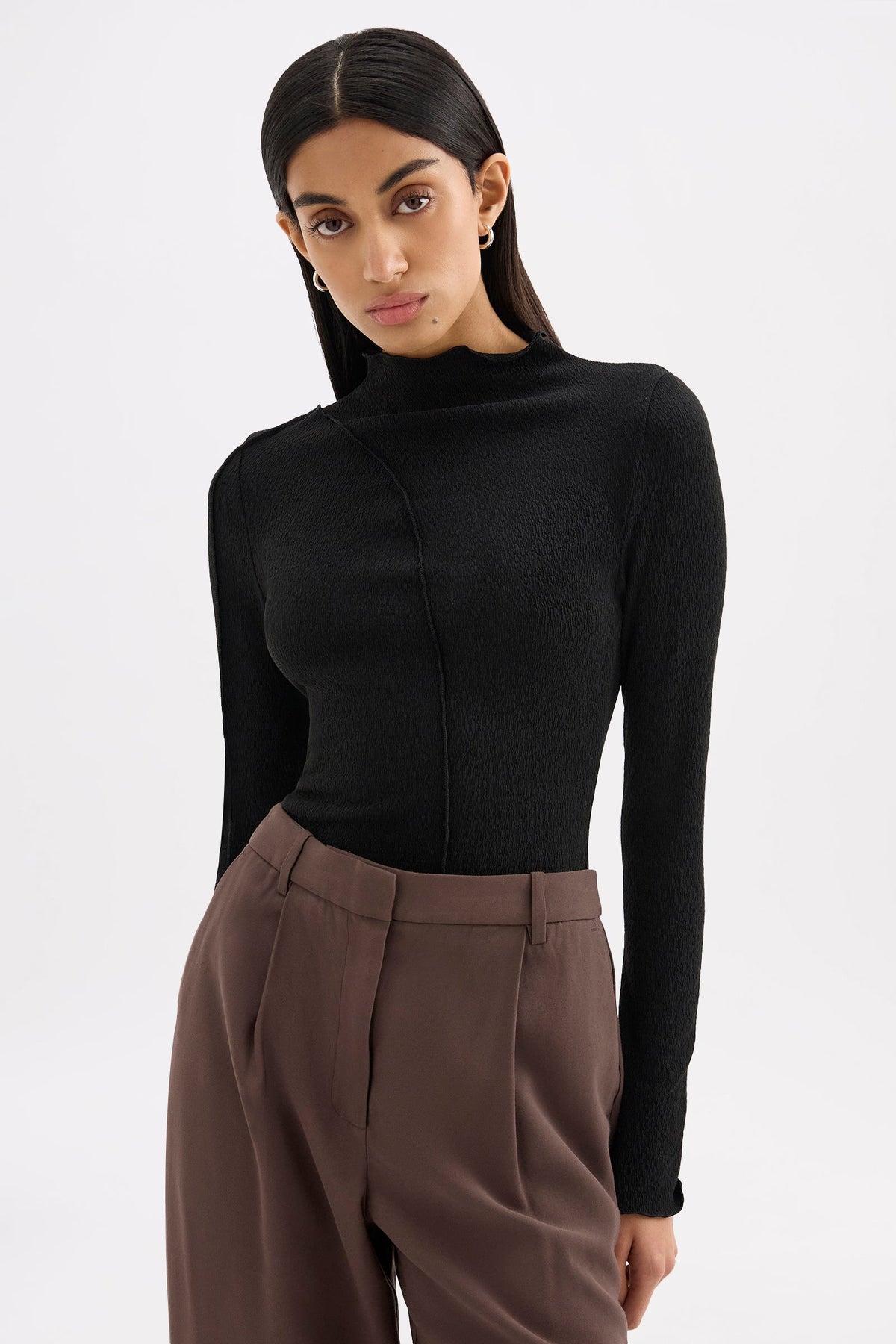 Mimi Ls Top Black 