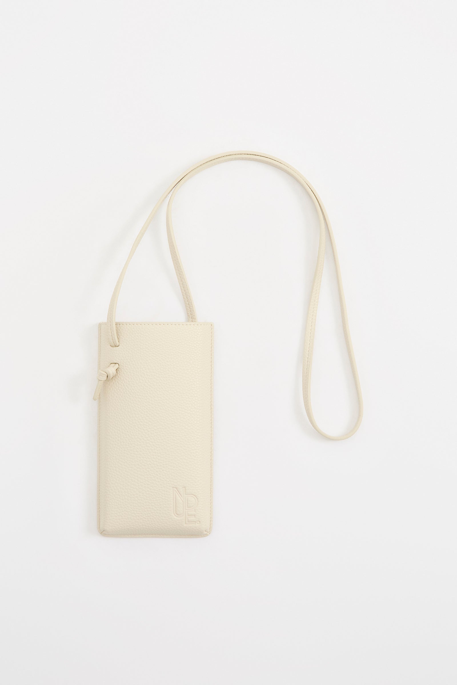 Tabitha Vegan Leather Phone Pouch Salt 