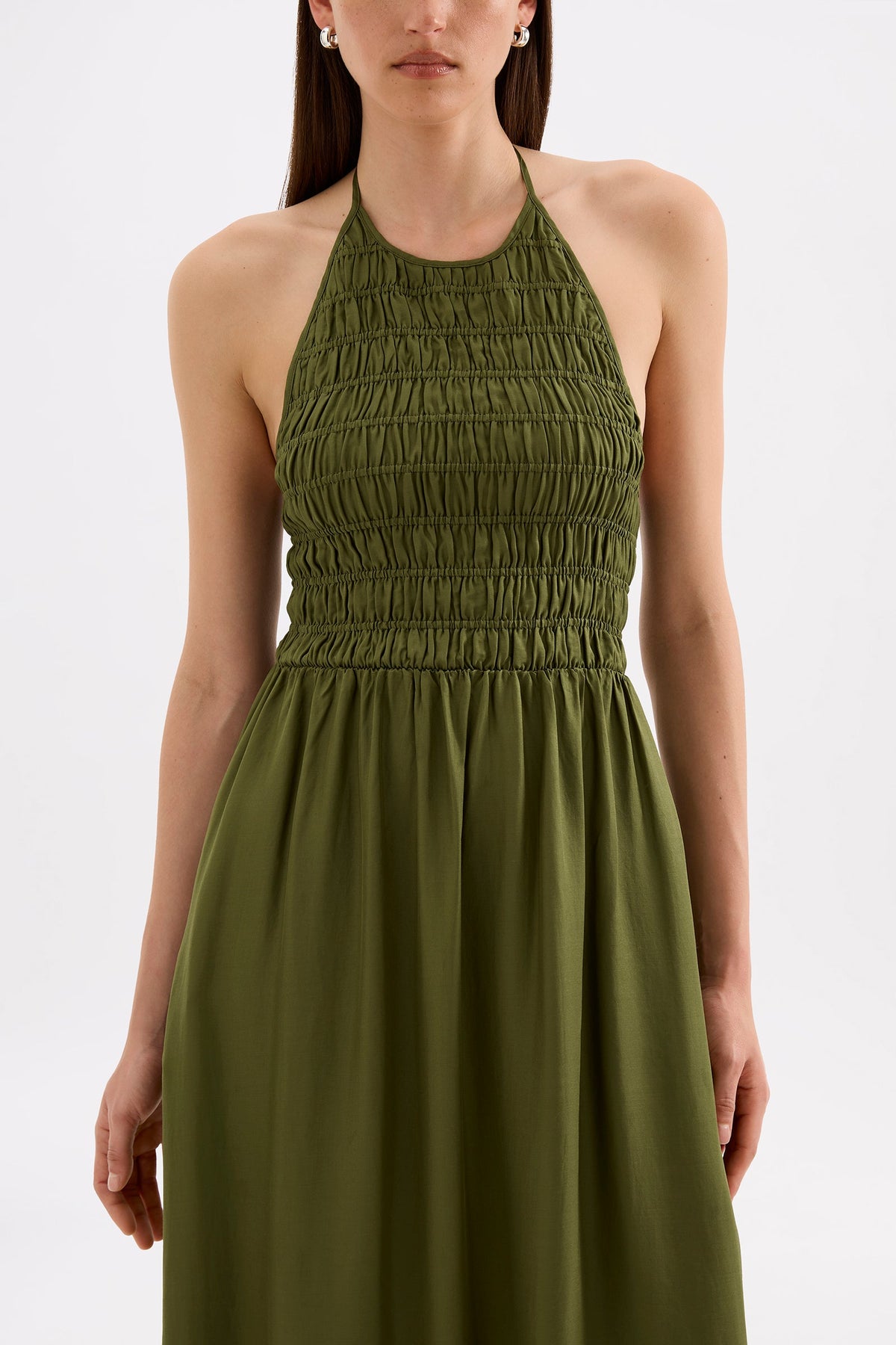 Mira Tencel Maxi Dress Cypress 
