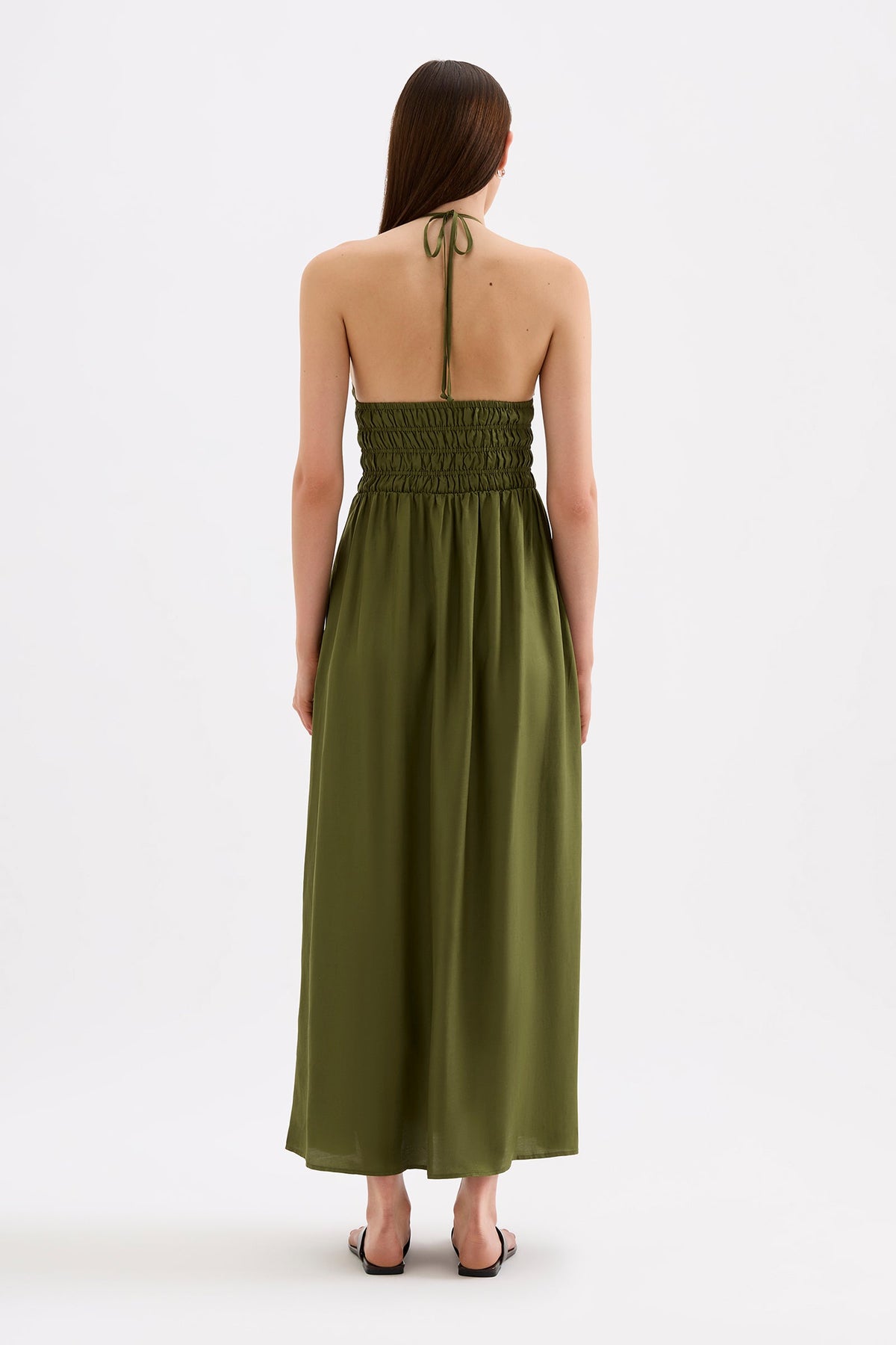 Mira Tencel Maxi Dress Cypress 