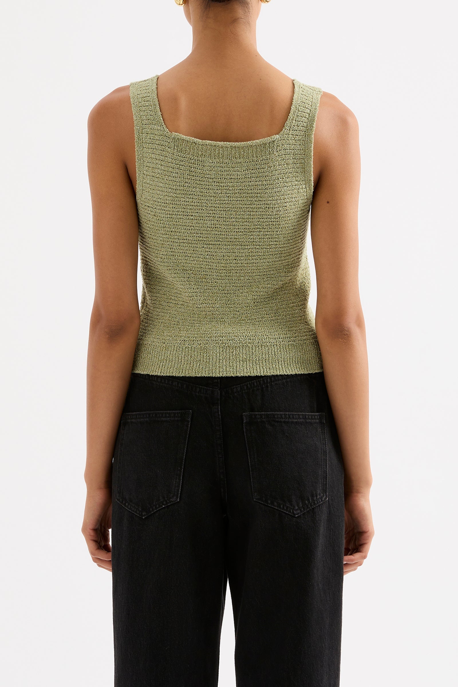 Miru Knit Tank Lime 