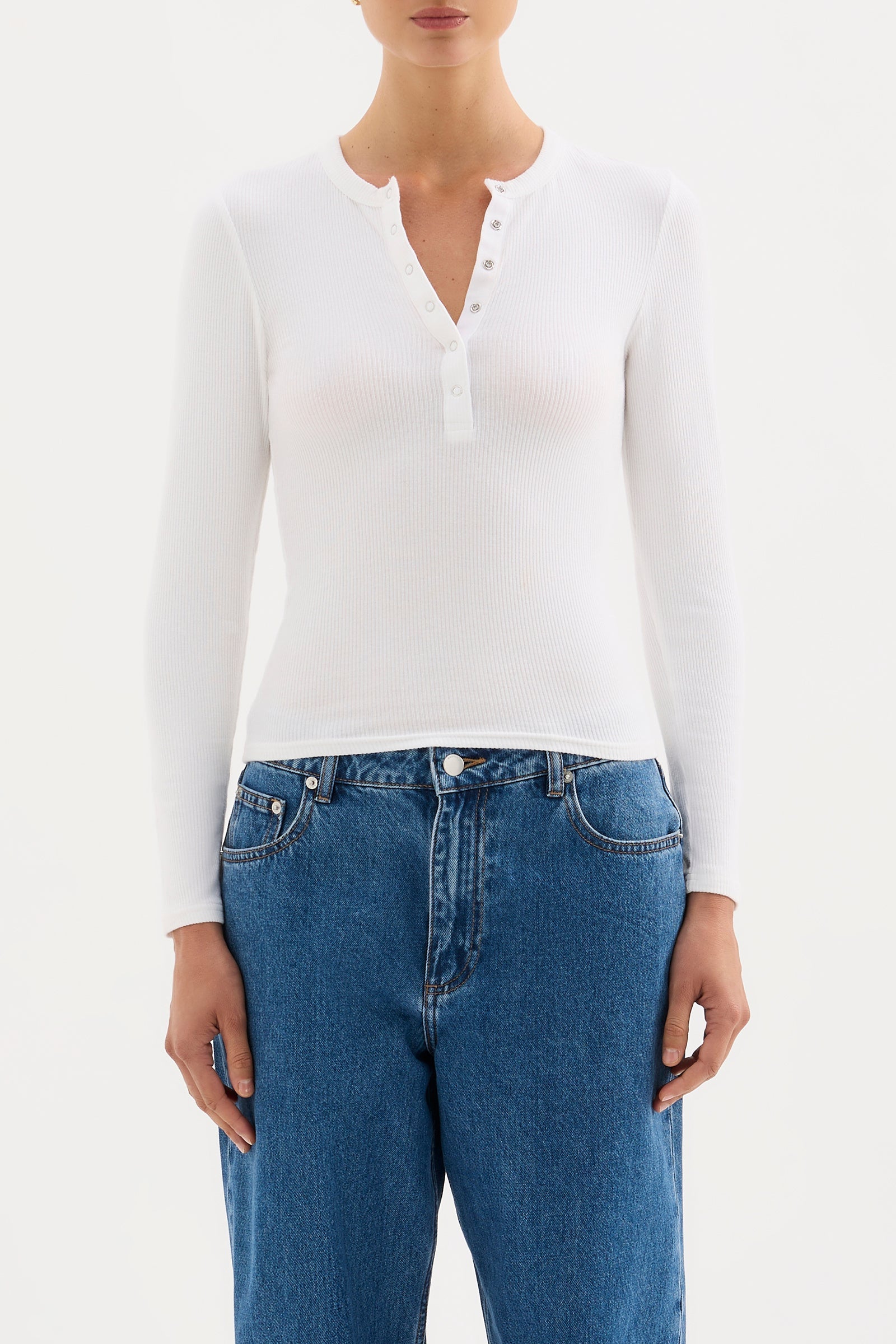 Binx Ls Top White 
